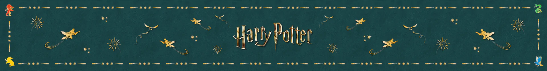 Harry Potter dekorációk banner