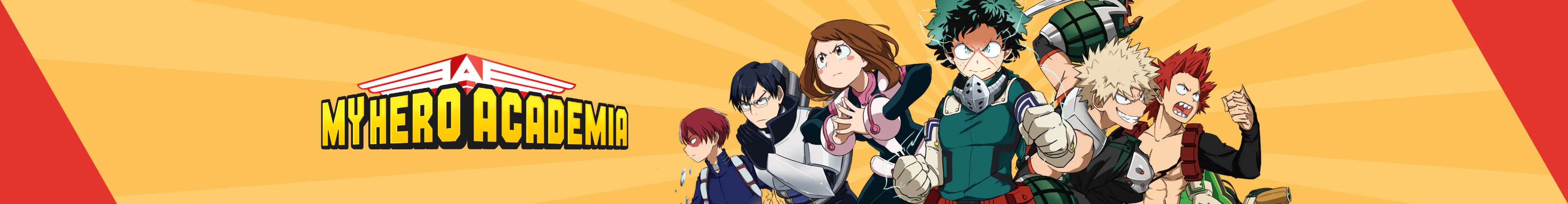 My Hero Academia plüssök banner