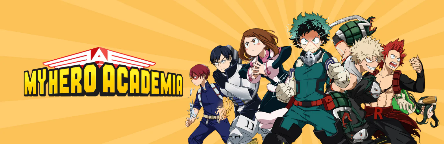 My Hero Academia plüssök banner mobil