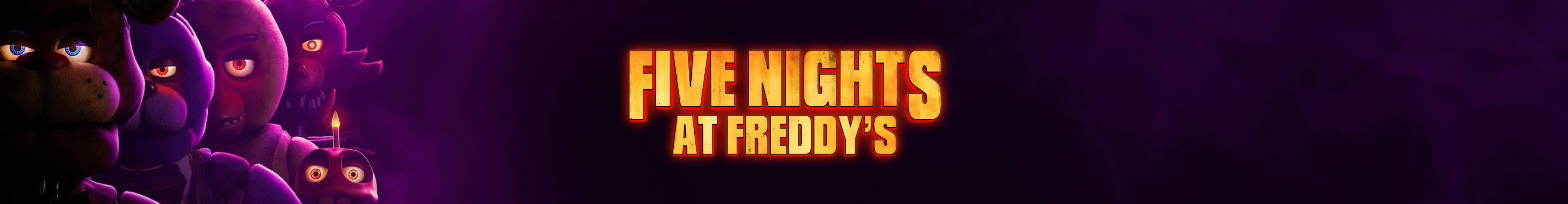 Five Nights at Freddy's plüssök banner