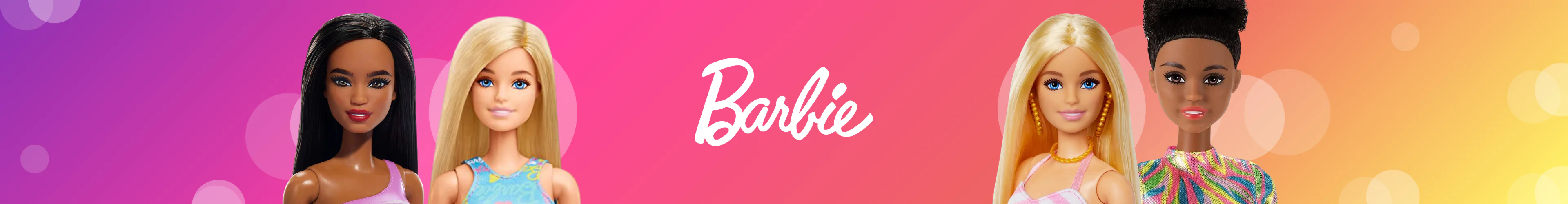 Barbie products banner