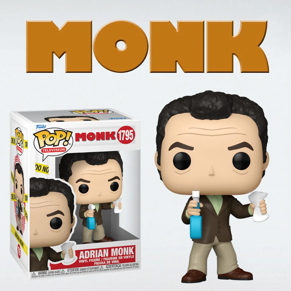 Monk Funko POP! Television Vinyl figura Adrian Monk 9 cm banner