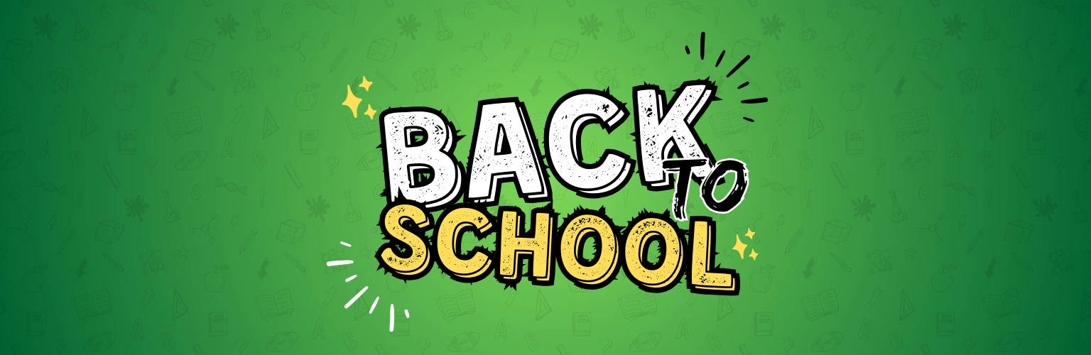 Back to School banner mobil
