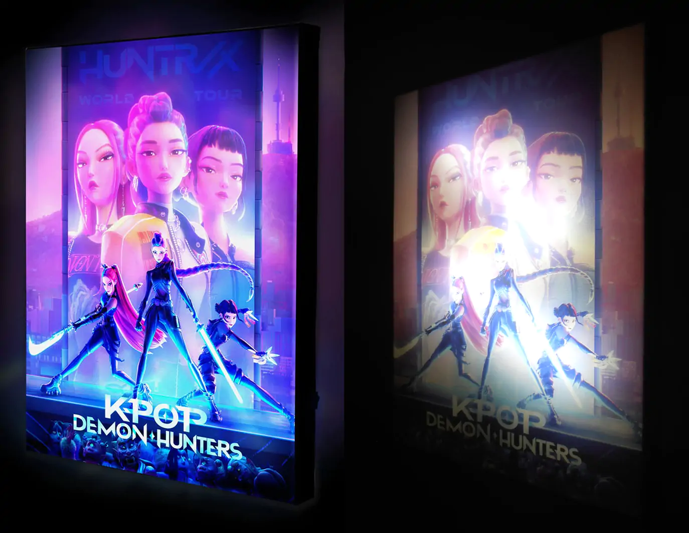 KPop Demon Hunters világító vászon poszter termékfotó