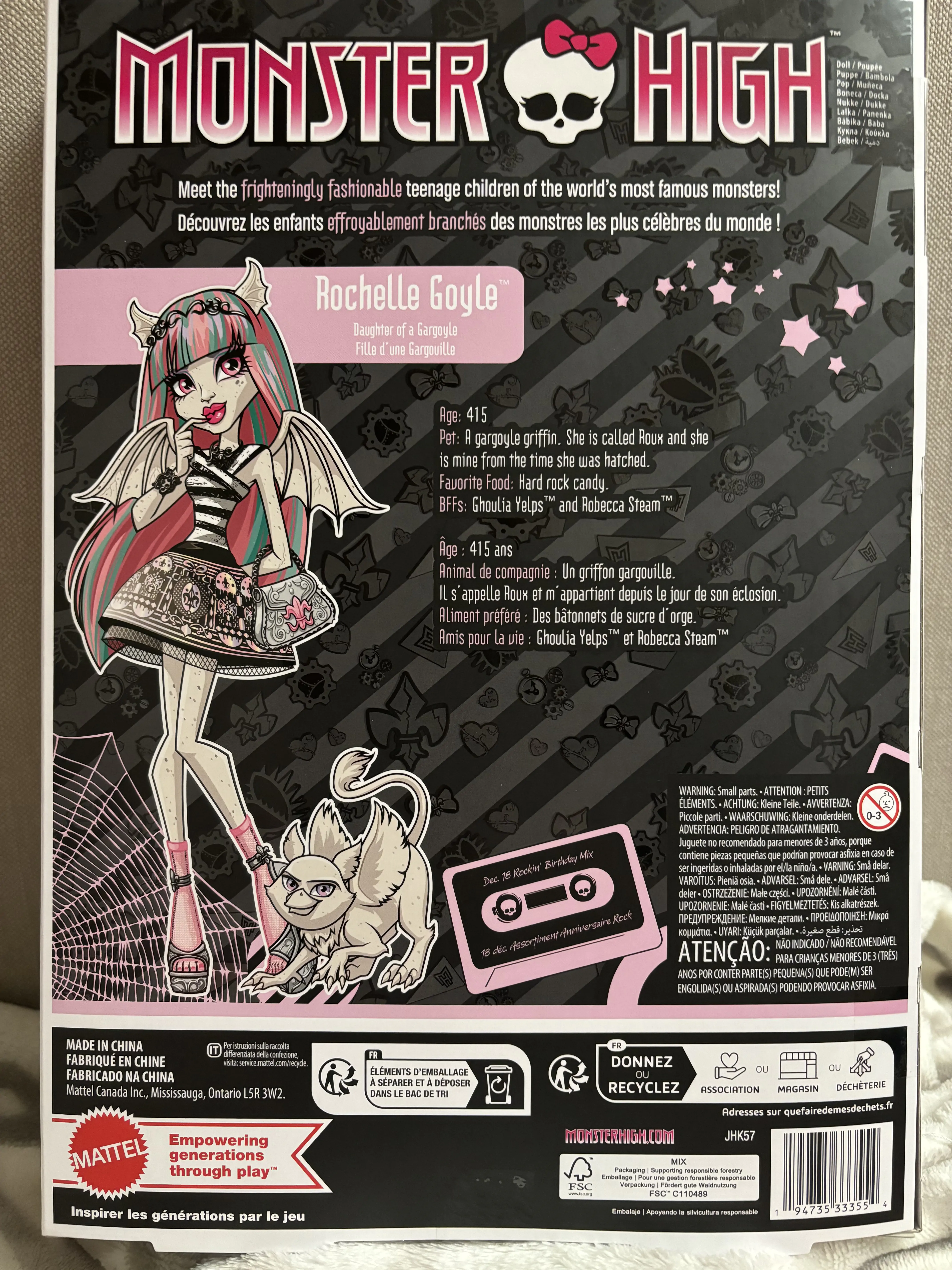 Monster High Collector Rochelle Goyle játék baba termékfotó