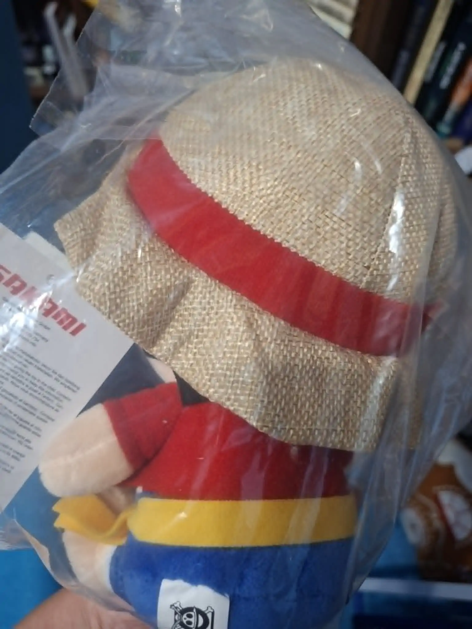 One Piece Monkey D. Luffy Gear 5 New World Ver. plüss figura 20 cm termékfotó