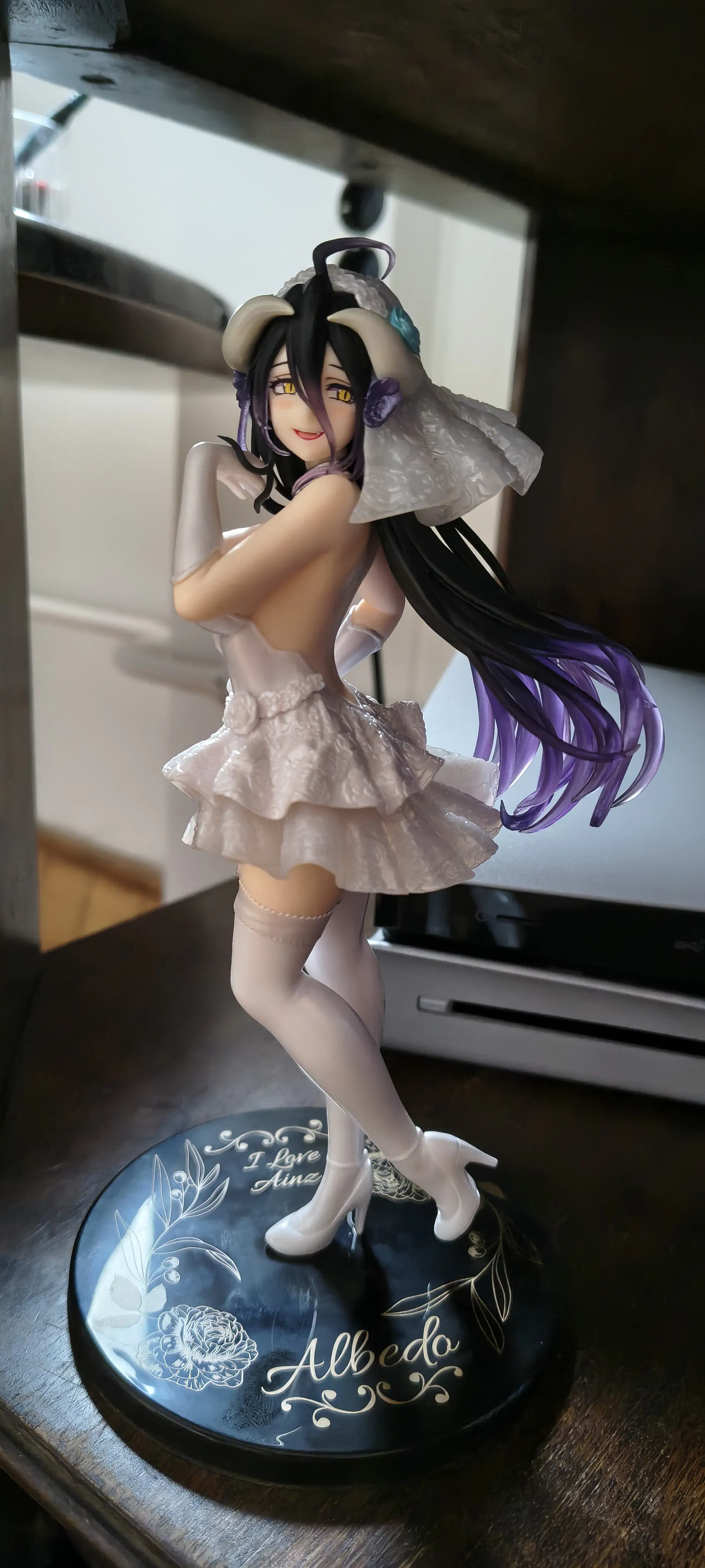 Overlord Coreful Albedo Wedding Ver. PVC szobor figura 18 cm termékfotó