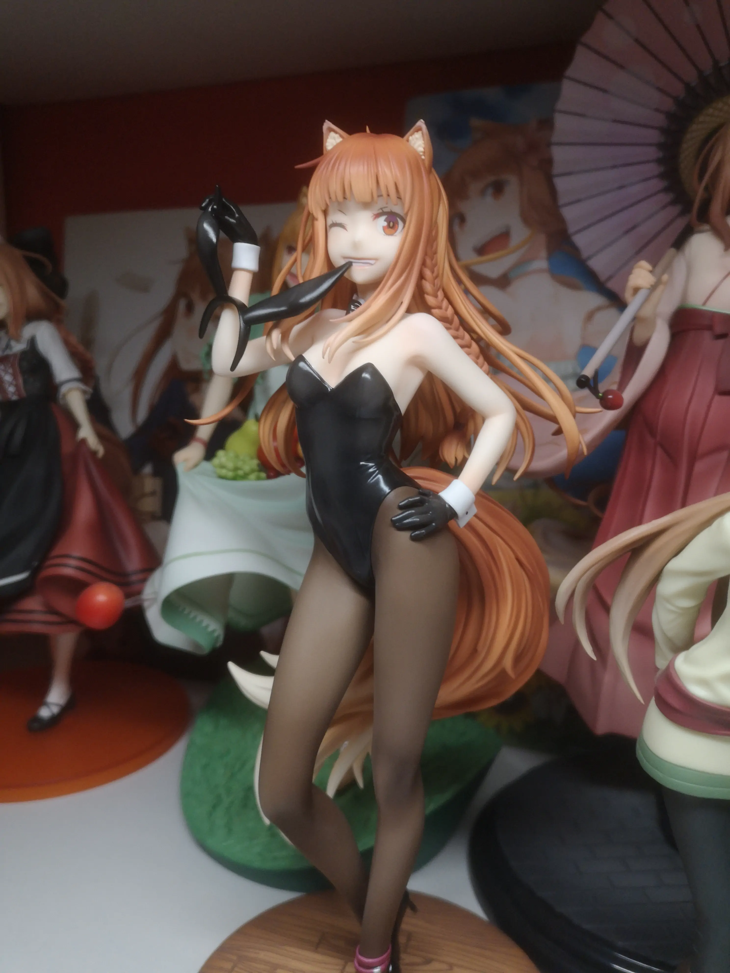 Spice and Wolf: Merchant Meets the Wise Wolf 1/7 Holo Light Novel bunny Ver. illustration by Jyuu Ayakura PVC szobor figura 23 cm termékfotó