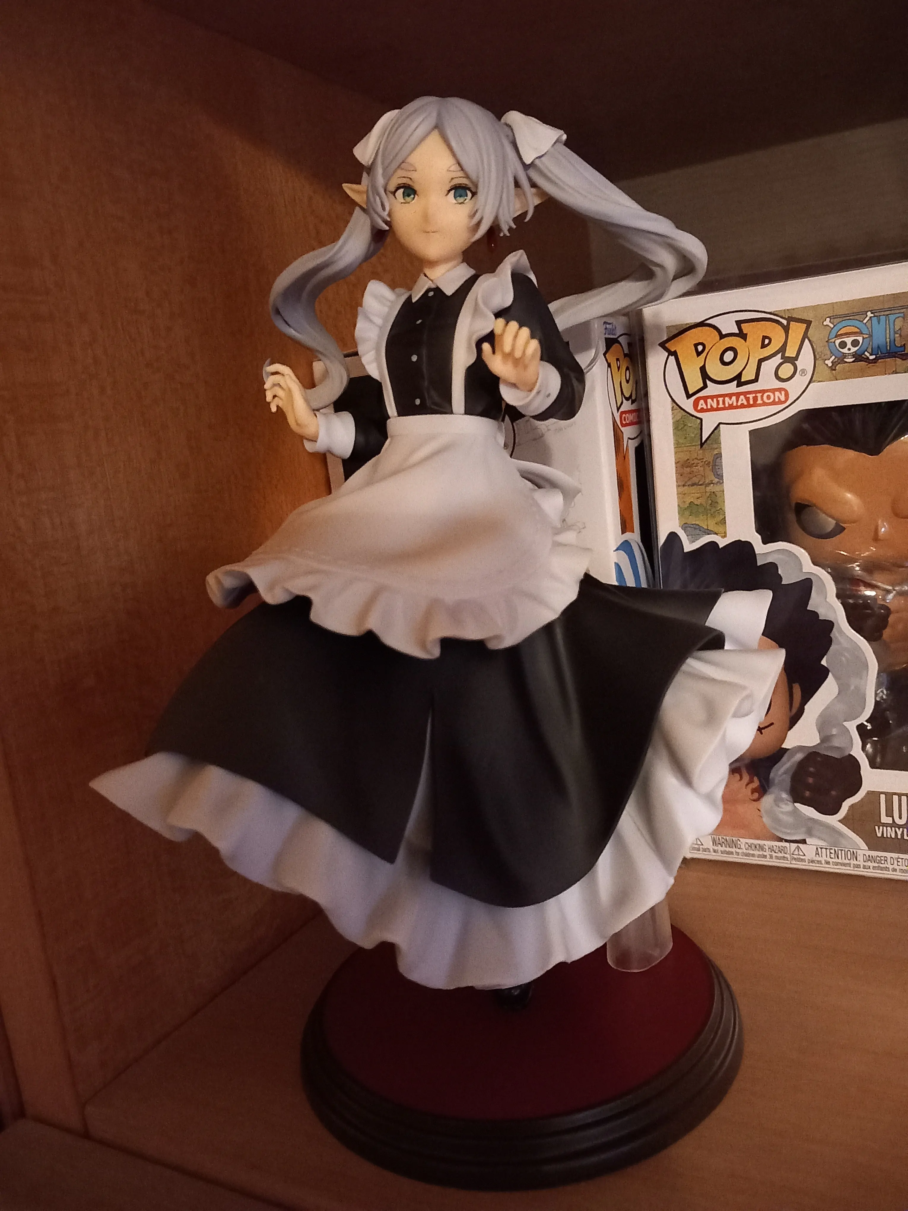 Frieren: Beyond Journey&#039;s End Luminasta Frieren Maid Costume PVC szobor figura 20 cm termékfotó