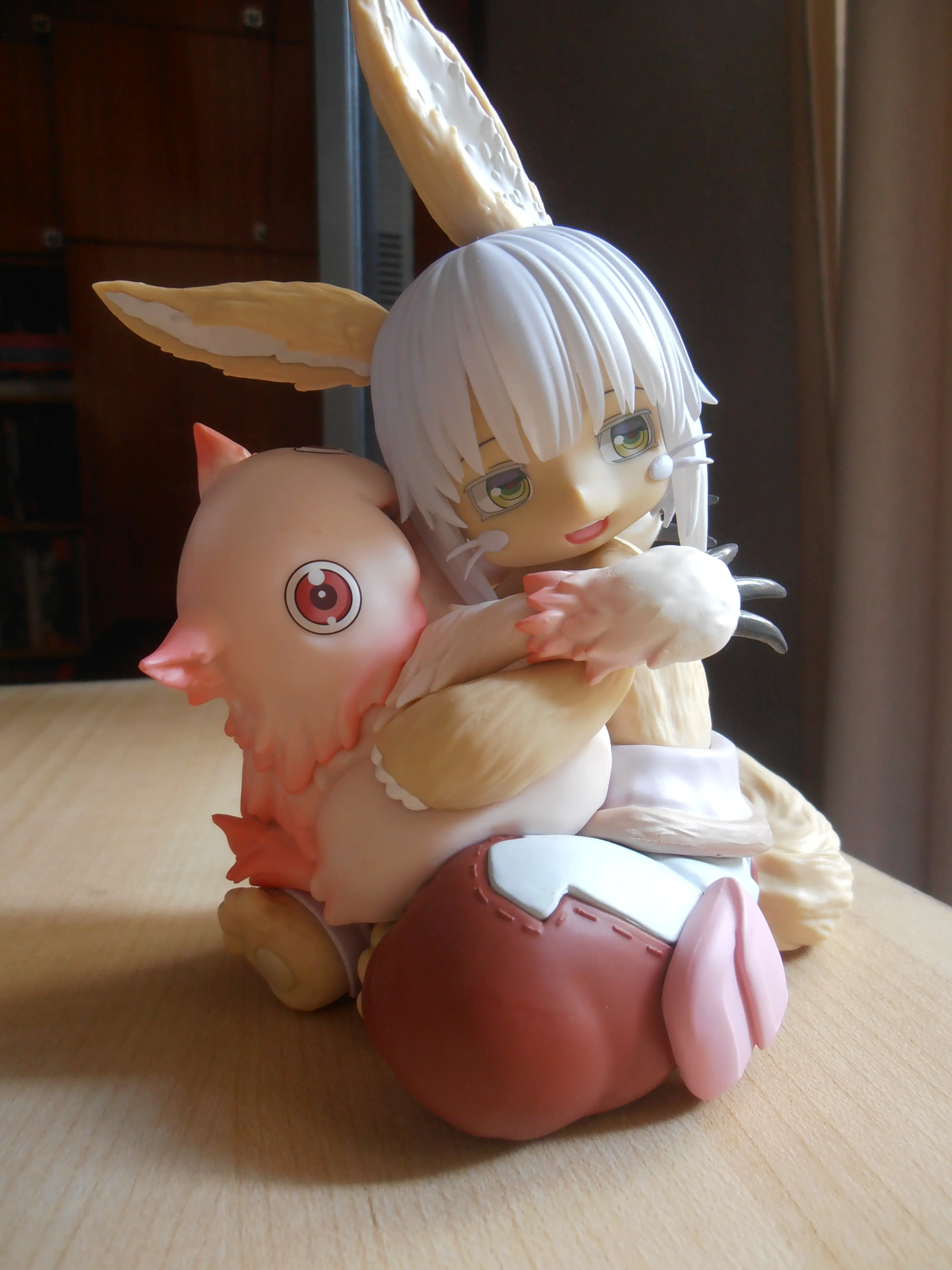 Made in Abyss: The Golden City of the Scorching Sun Desktop Cute figura Nanachi &amp; Mitty Reissue PVC szobor figura 13 cm termékfotó