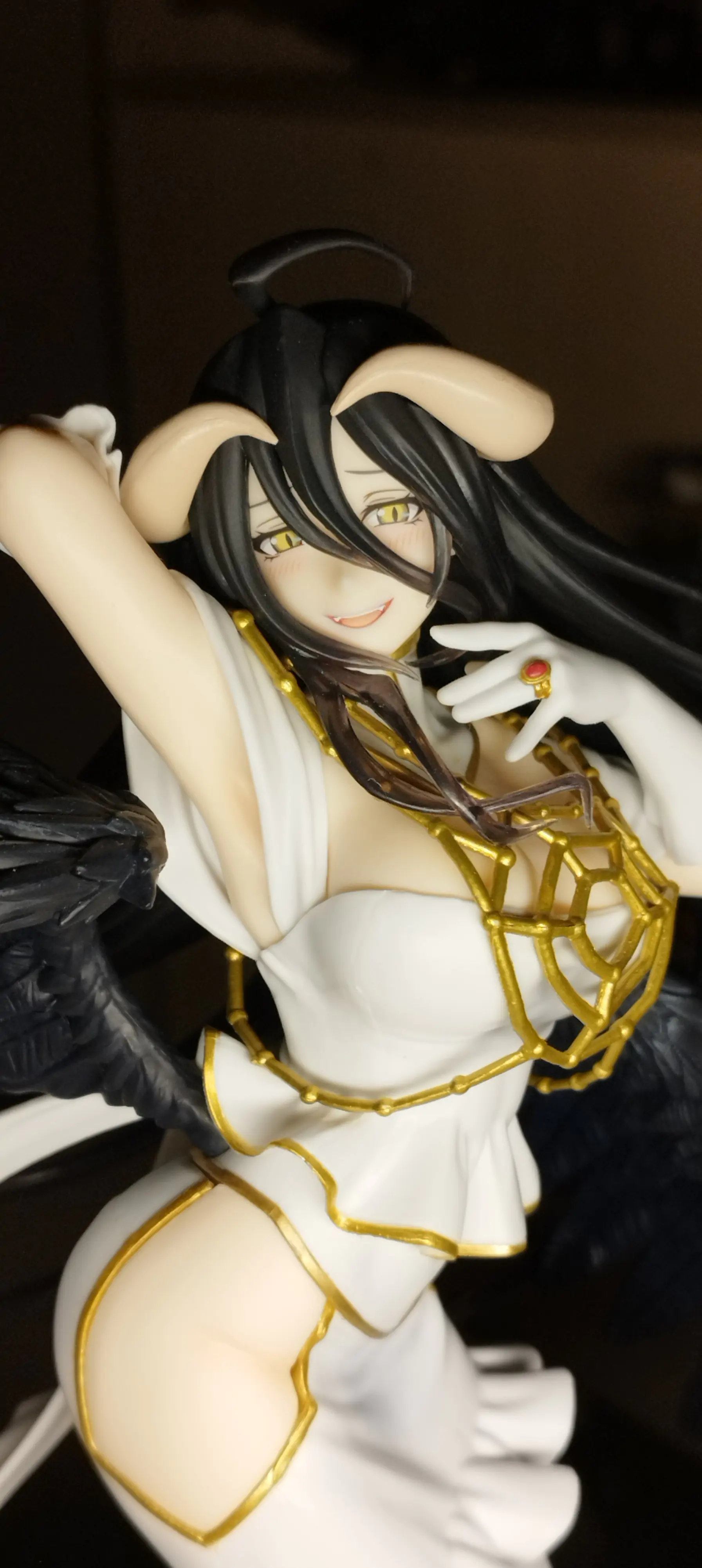 Overlord T-most PVC szobor figura Albedo Pure White Devil Ver. 29 cm  termékfotó