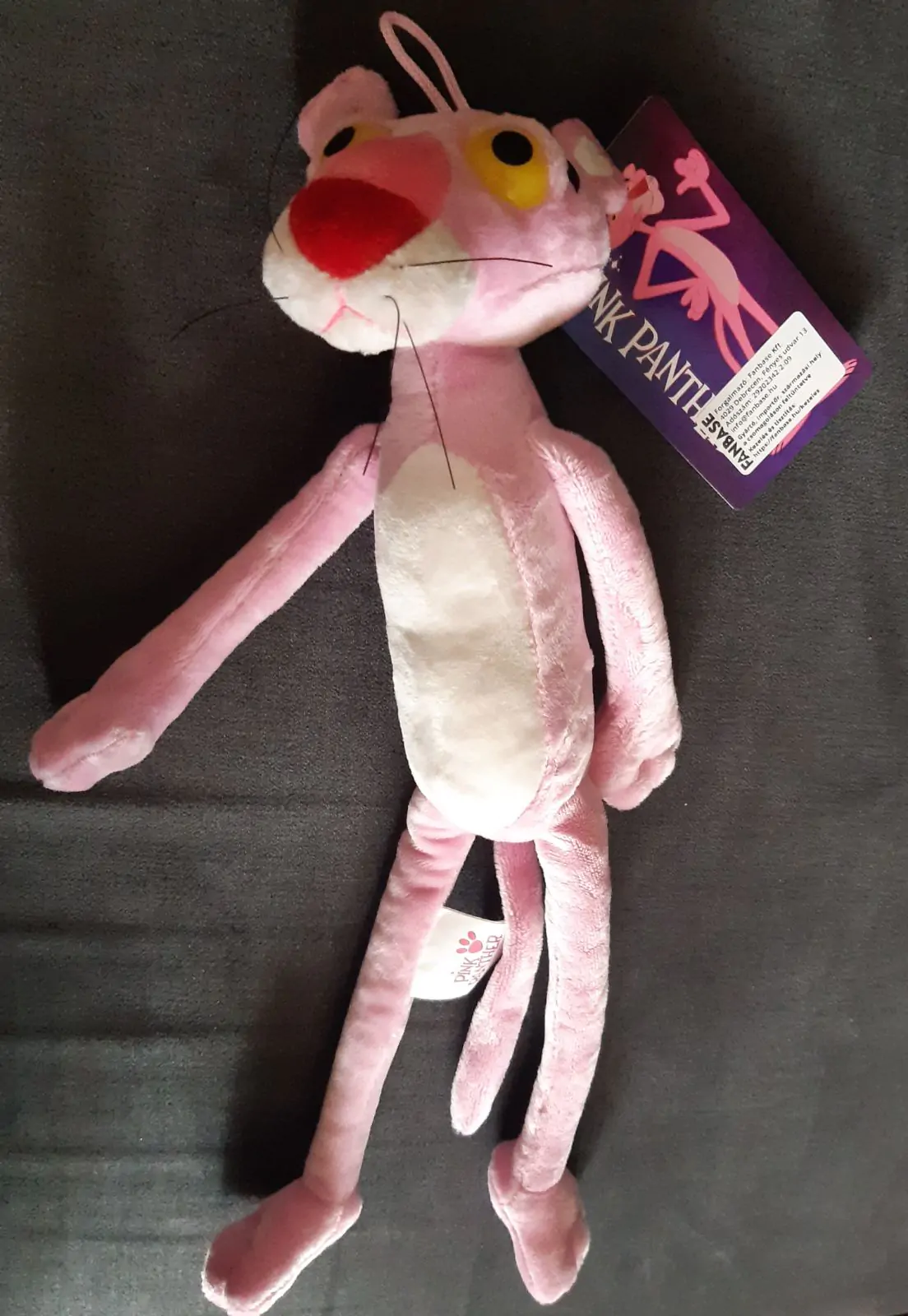 Rózsaszín Párduc plüssfigura 30cm termékfotó