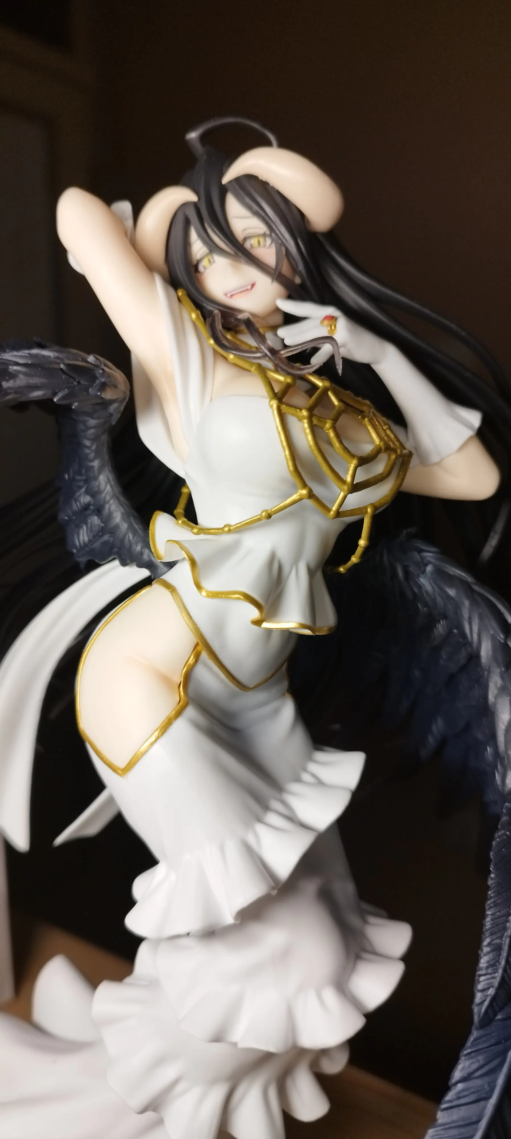 Overlord T-most PVC szobor figura Albedo Pure White Devil Ver. 29 cm  termékfotó