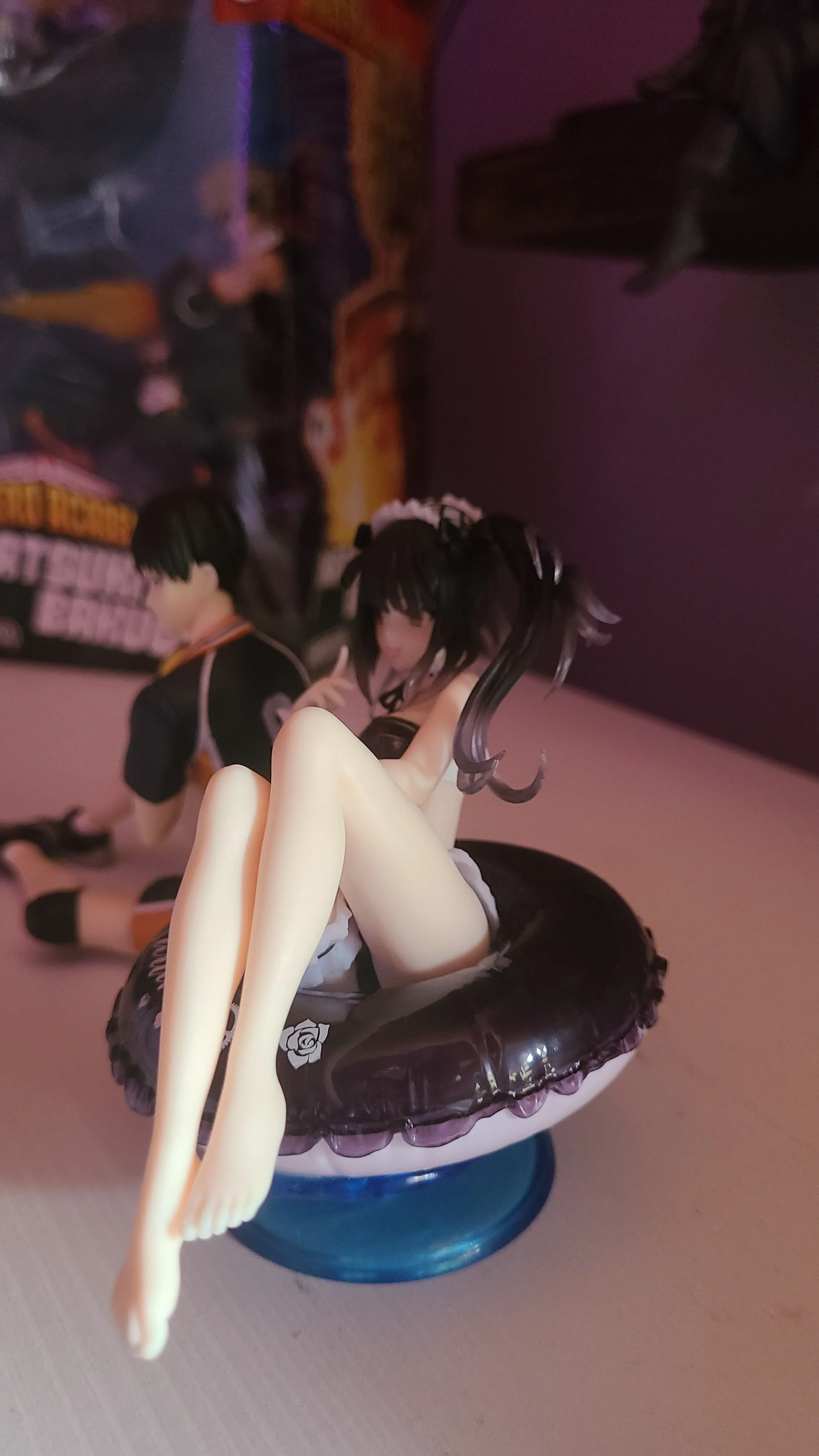 Date A Live IV Aqua Float Girls figura Kurumi Tokisaki Renewal Edition PVC szobor figura 10 cm termékfotó
