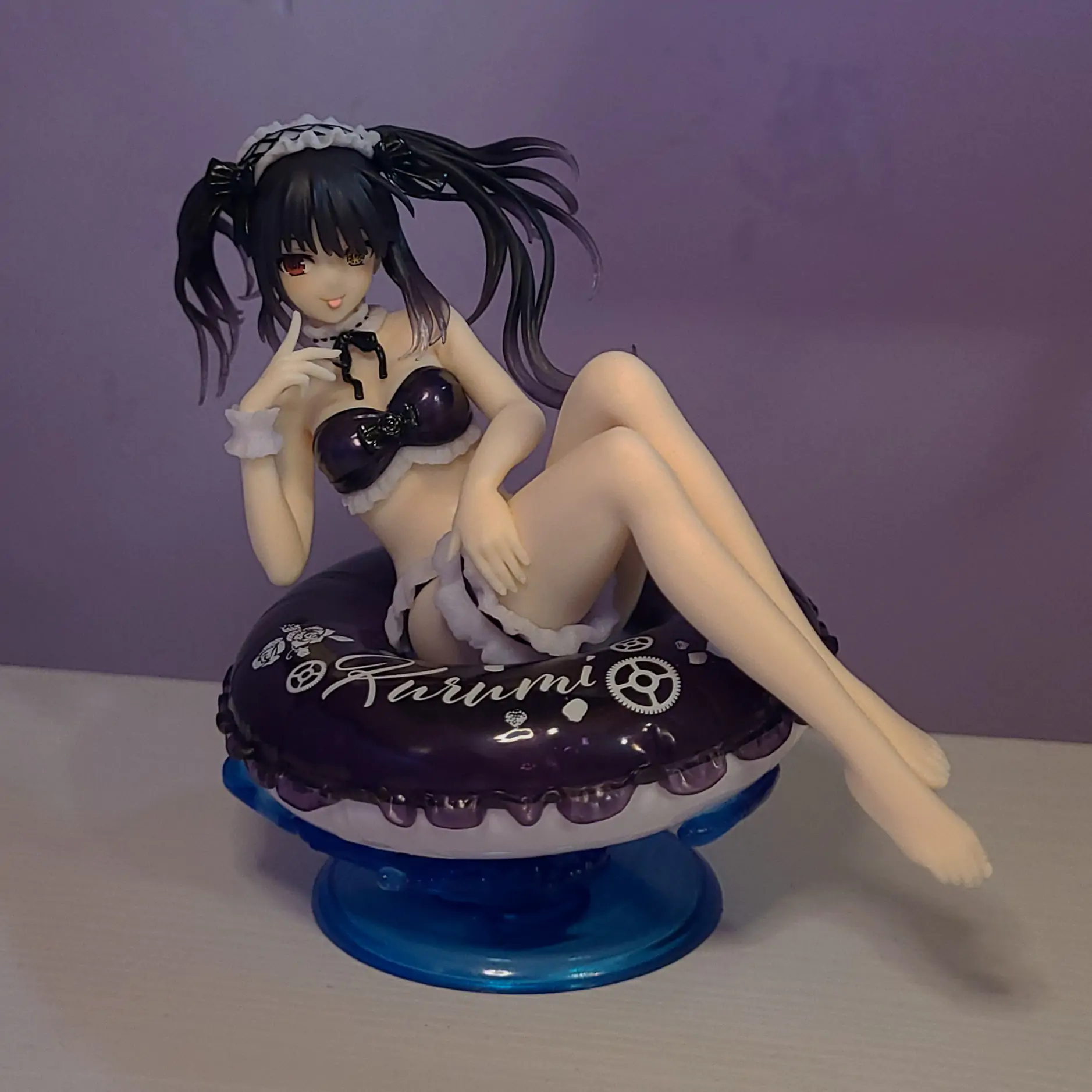 Date A Live IV Aqua Float Girls figura Kurumi Tokisaki Renewal Edition PVC szobor figura 10 cm termékfotó