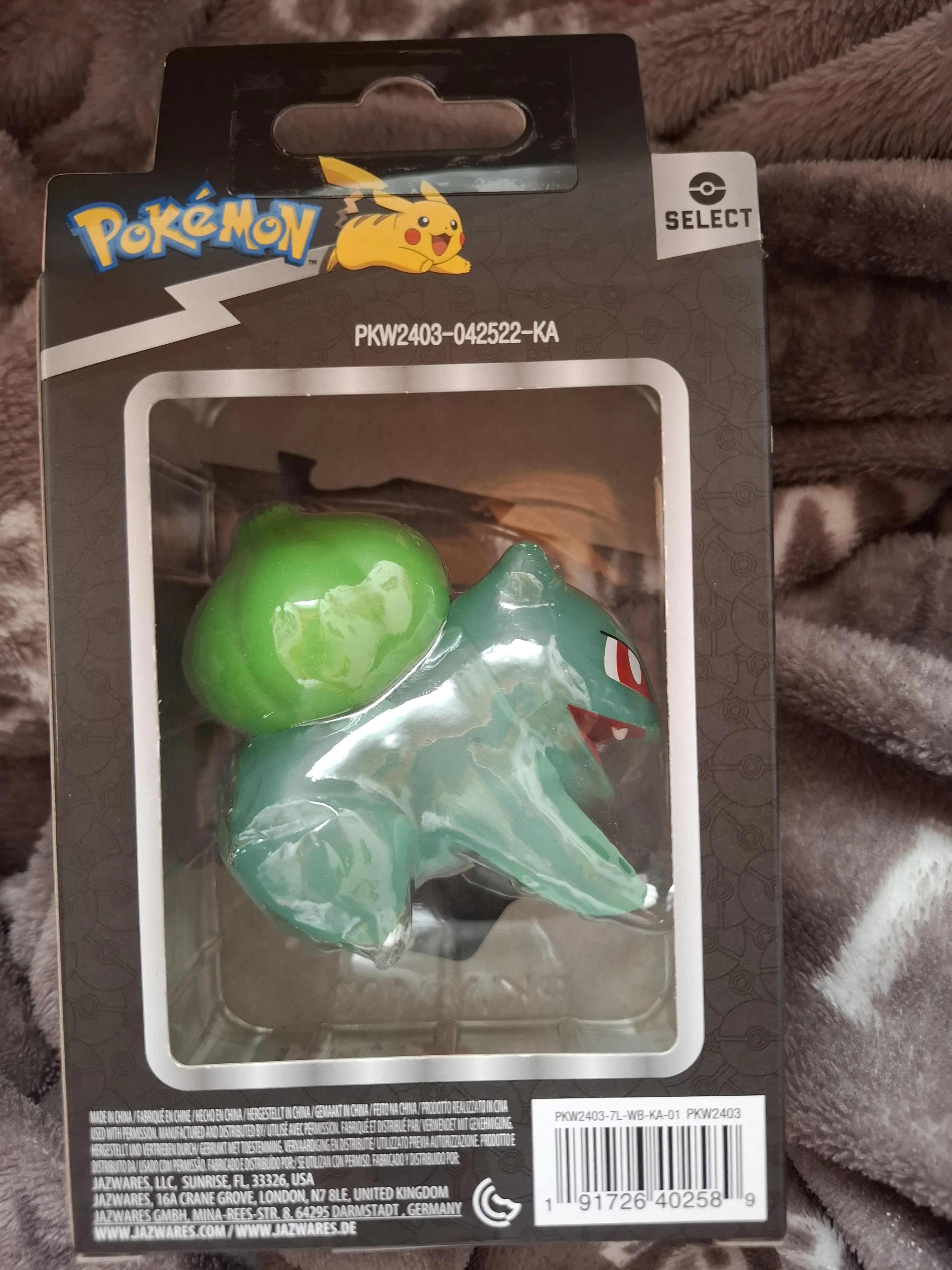 Pokémon Select Battle figura Bulbasaur (Translucent) 7,5 cm termékfotó