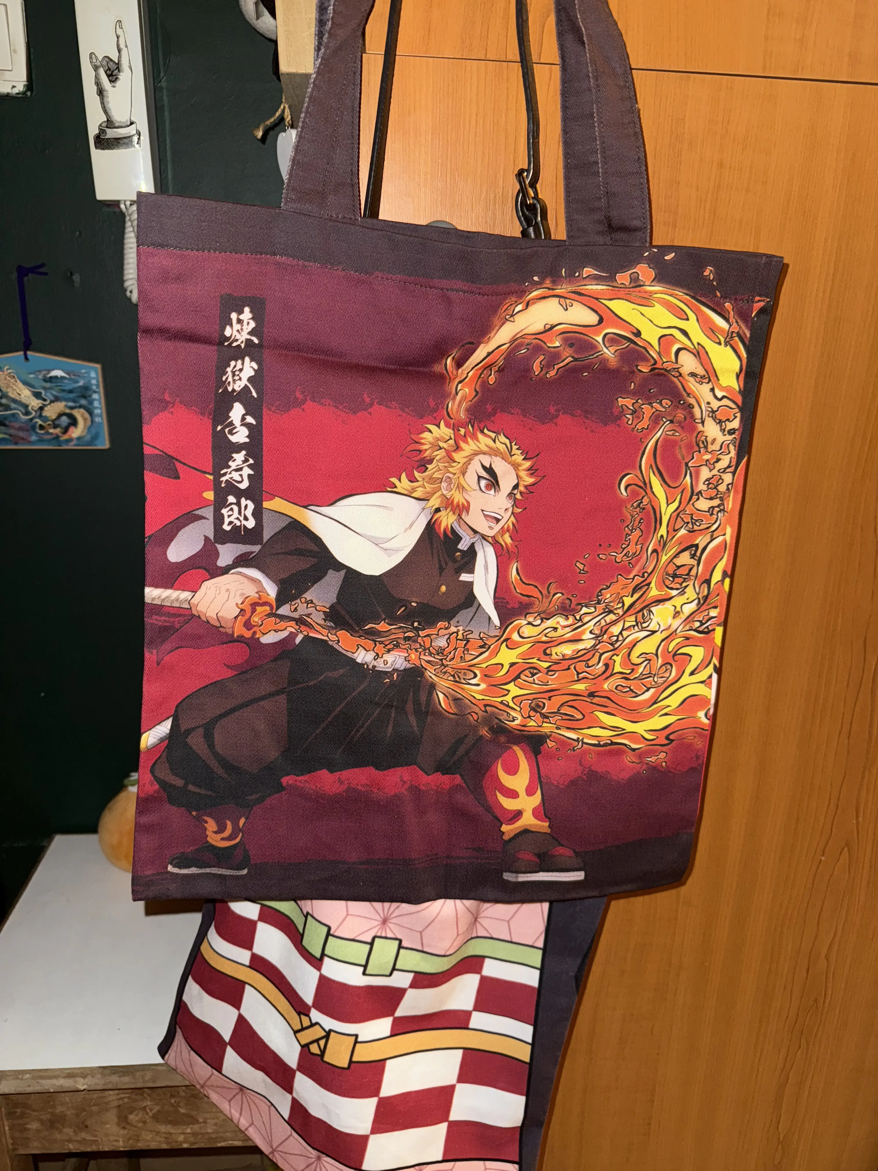 Demon Slayer: Kimetsu no Yaiba Kyojuro Rengoku bevásárlótáska termékfotó
