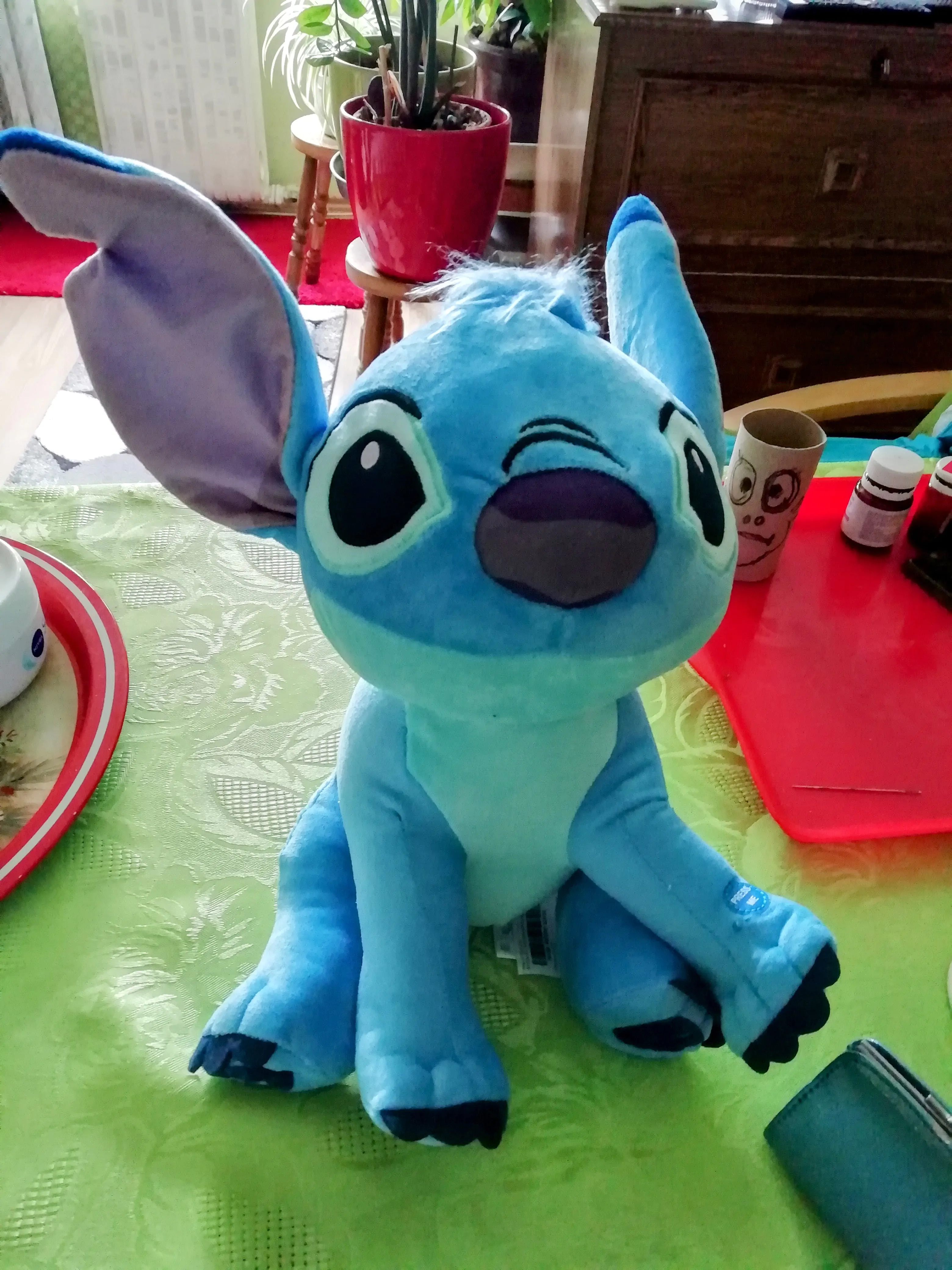 Disney Stitch puha plüss hanggal 30cm termékfotó