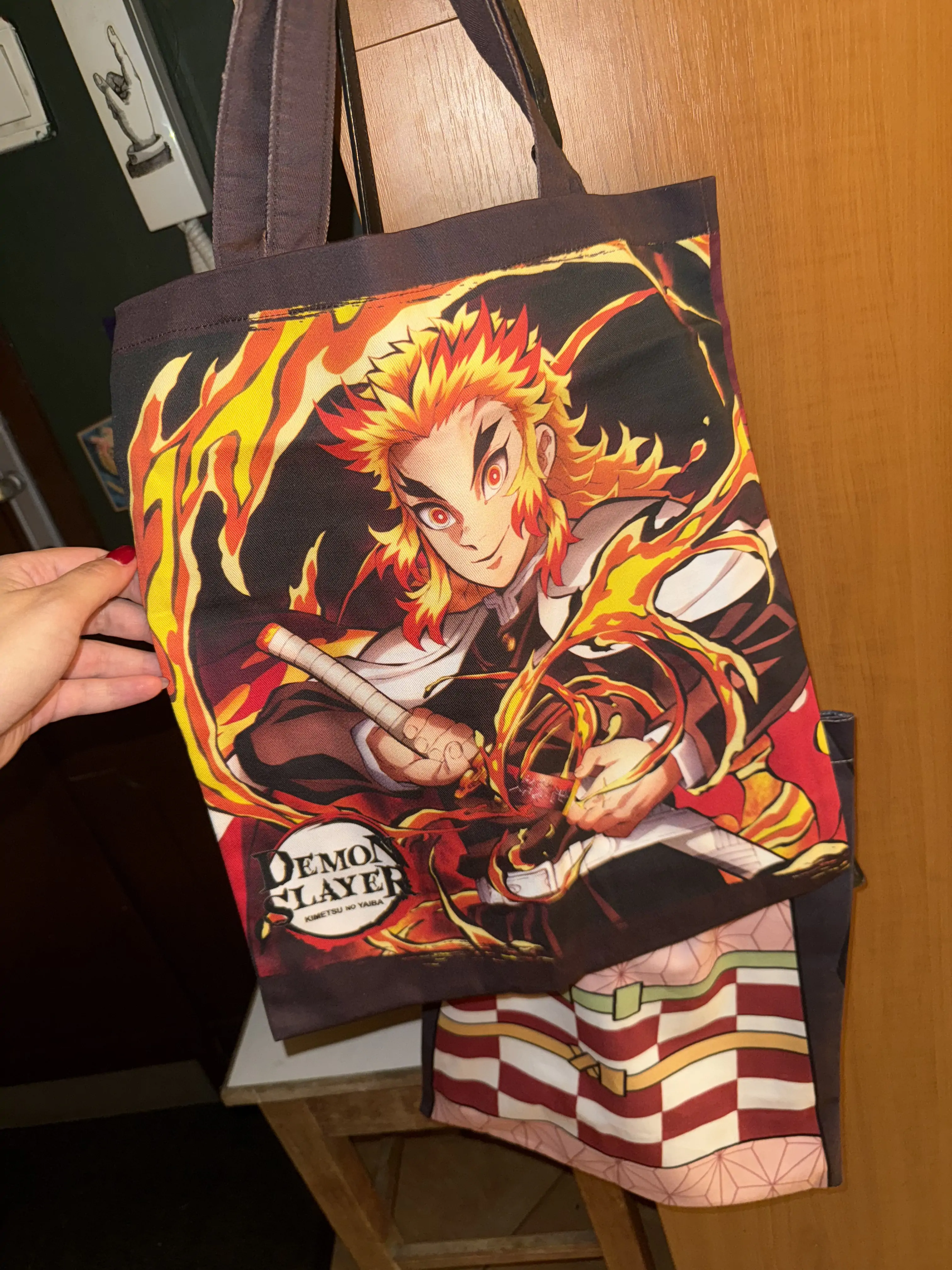 Demon Slayer: Kimetsu no Yaiba Kyojuro Rengoku bevásárlótáska termékfotó