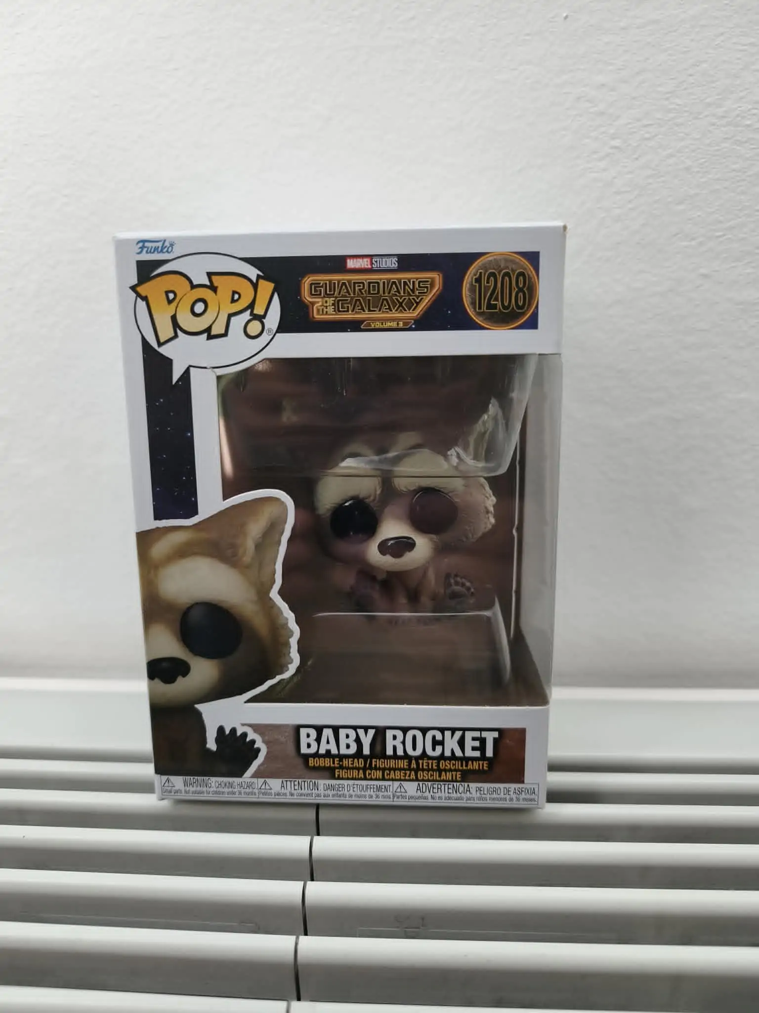 Guardians of the Galaxy Vol. 3 Funko POP! Vinyl figura Baby Rocket 9 cm termékfotó