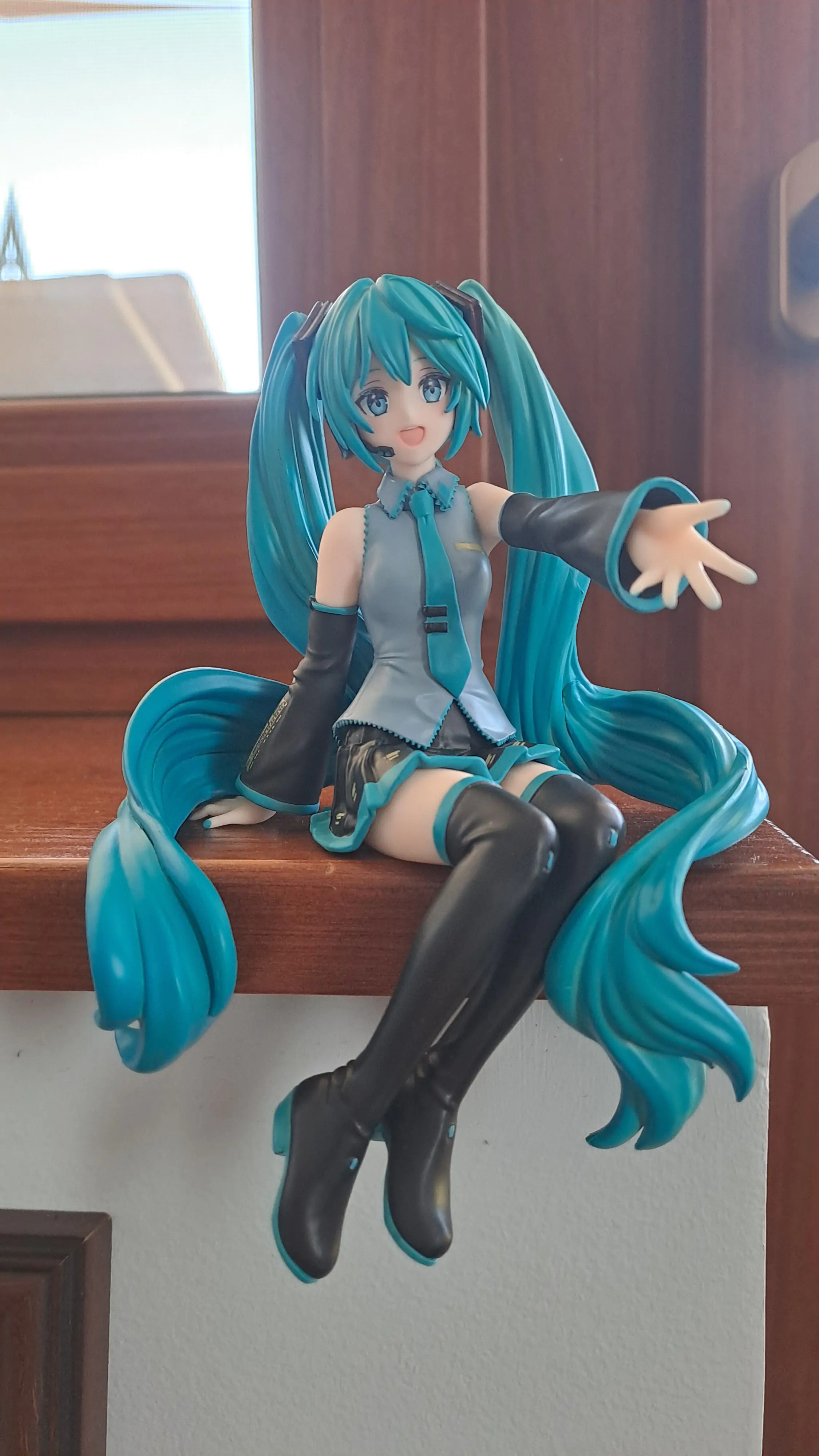 Hatsune Miku Noodle Stopper Hatsune Miku Nardack Ver. PVC szobor figura 14 cm termékfotó