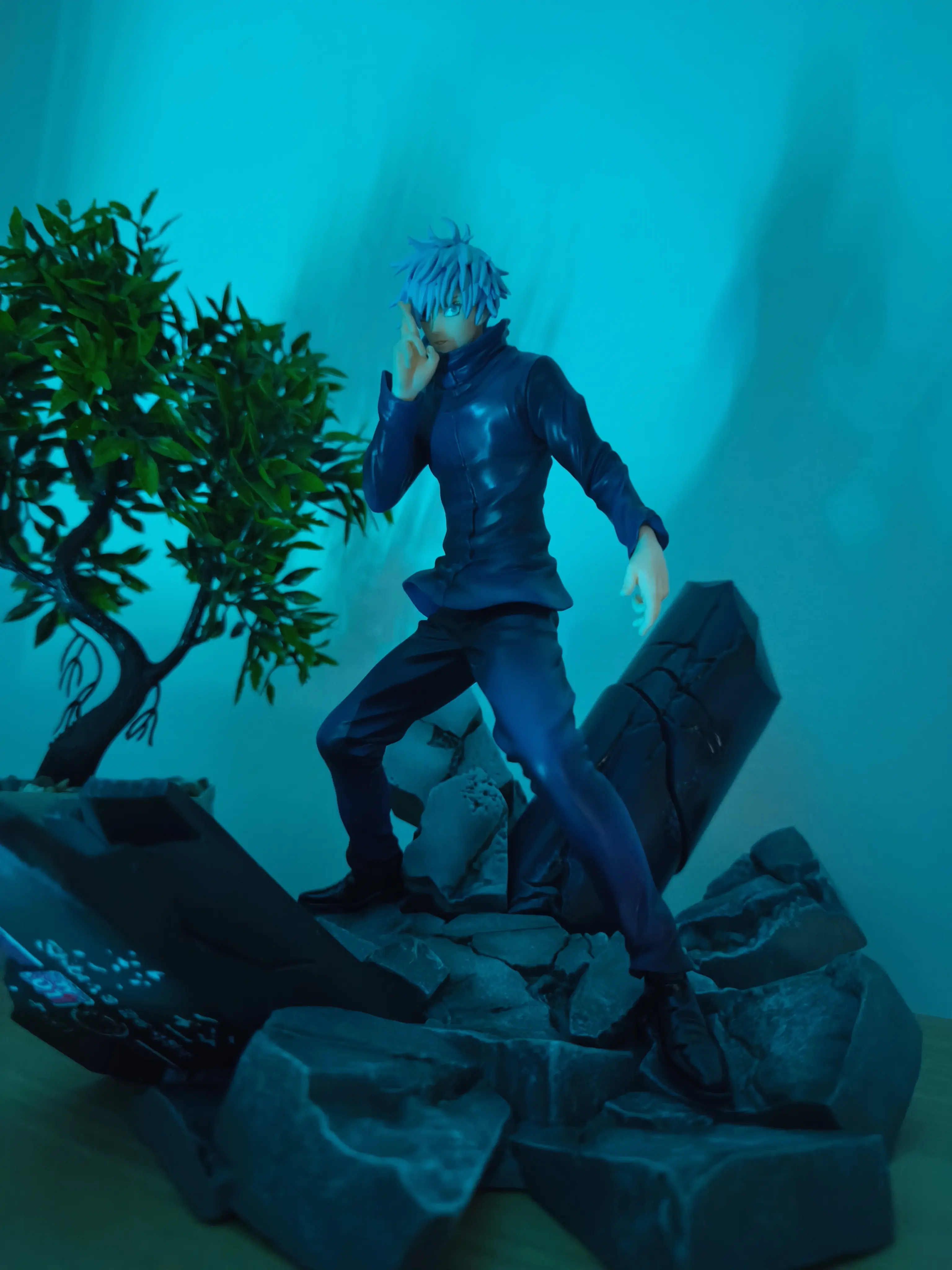 Jujutsu Kaisen Figurizm Luminasta Shibuya Incident Satoru Gojo Unlimited Void PVC szobor figura 21 cm termékfotó