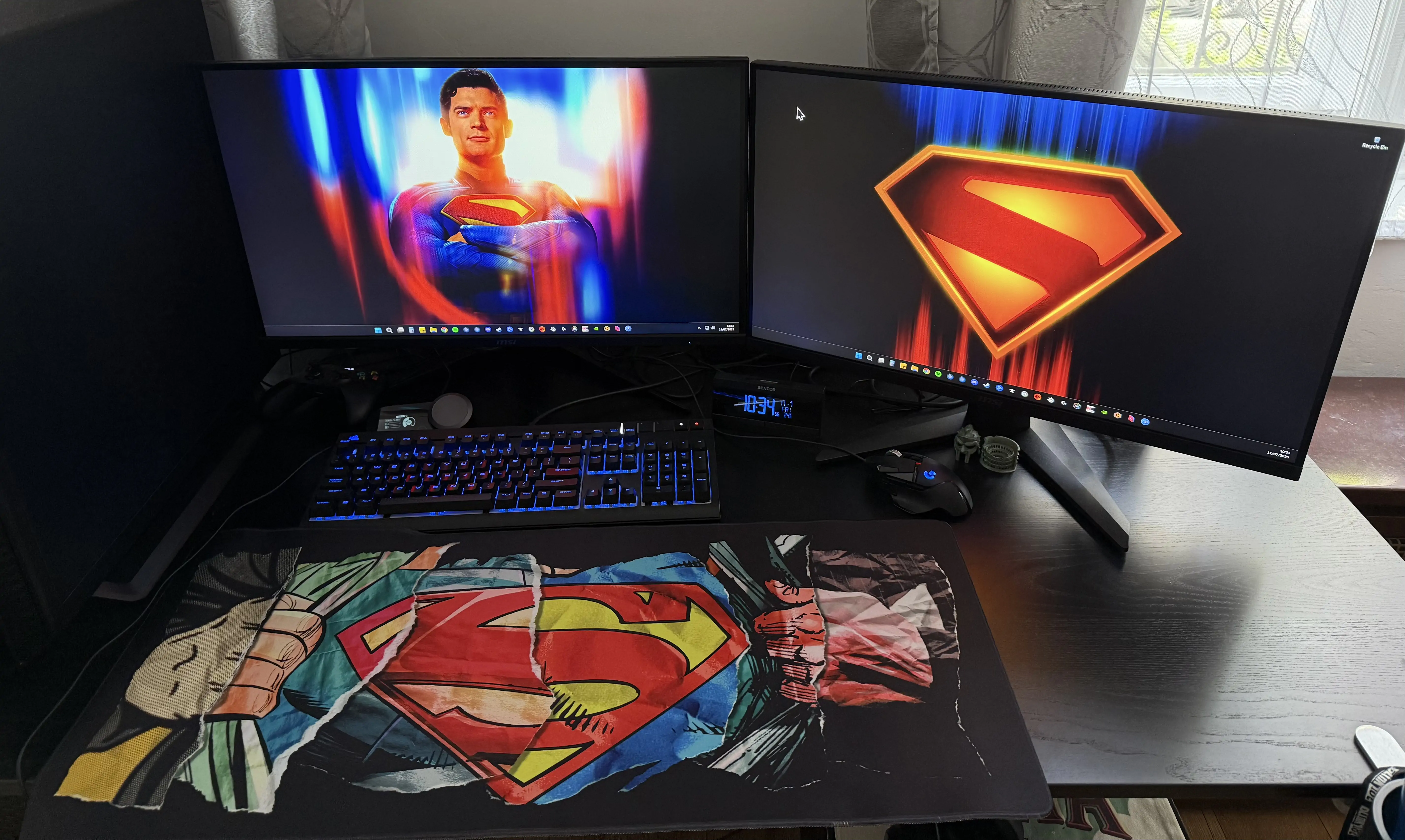 Superman asztali alátét egérpad termékfotó