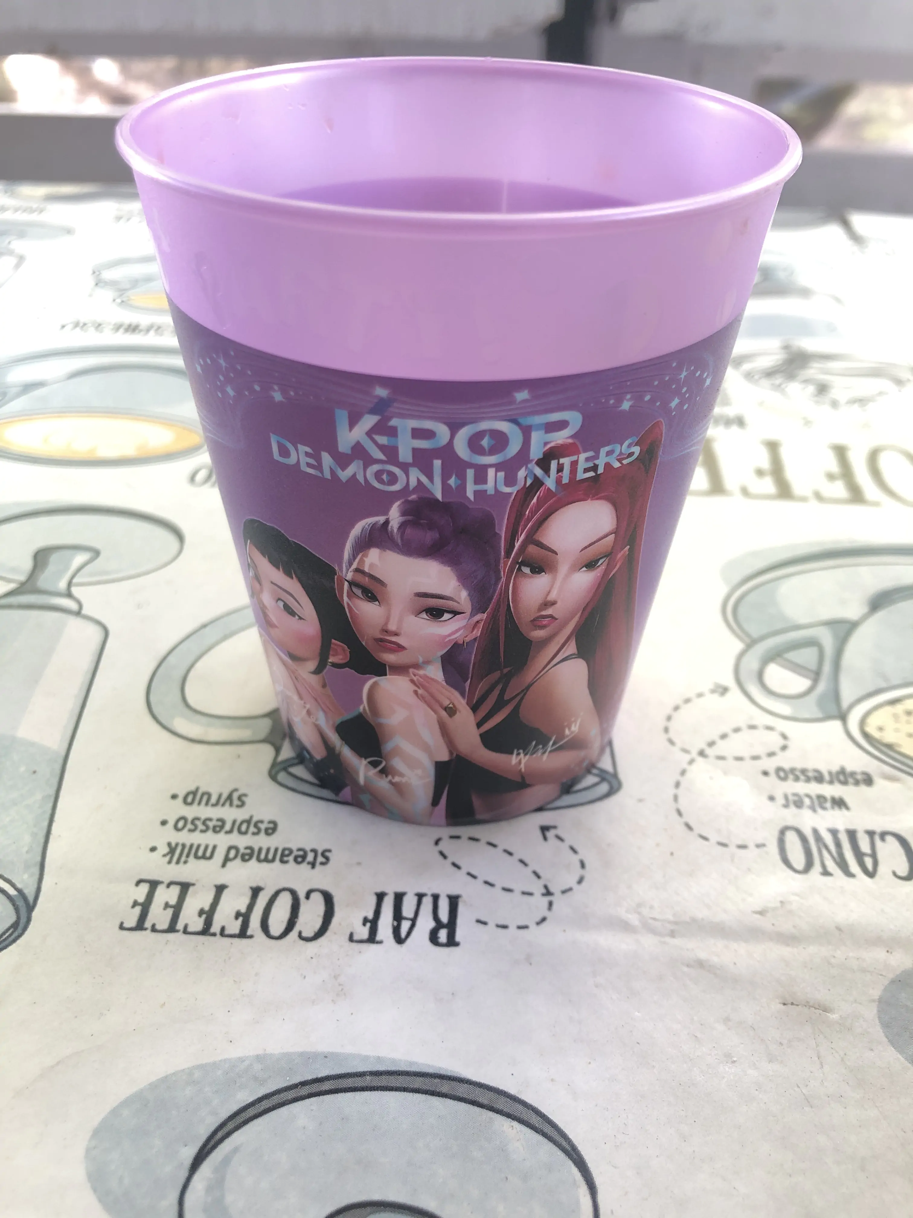 K-pop Démonvadászok műanyag pohár szett 4 db-os 250 ml termékfotó