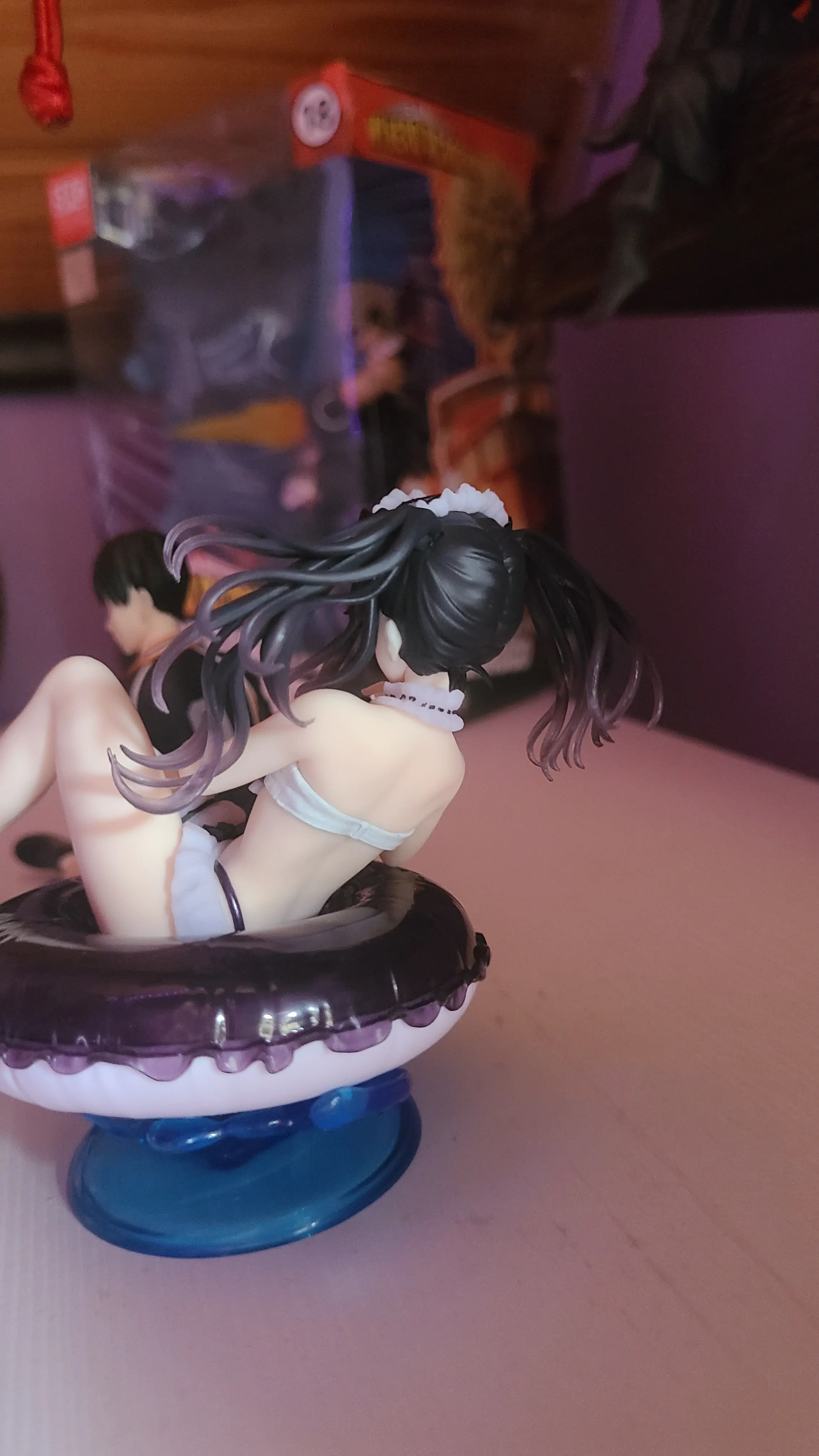 Date A Live IV Aqua Float Girls figura Kurumi Tokisaki Renewal Edition PVC szobor figura 10 cm termékfotó