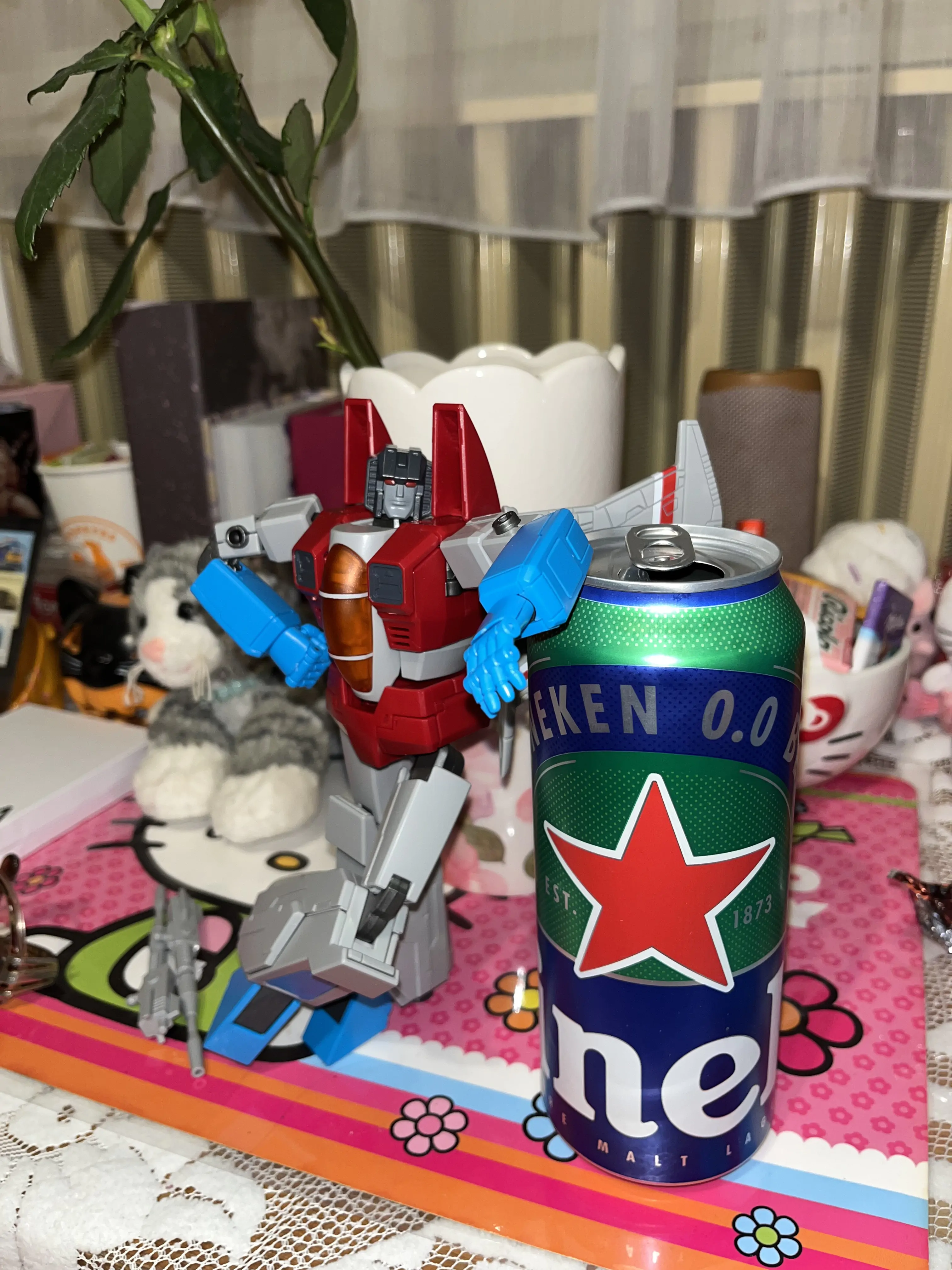 Transformers Generation One AMK Series Starscream Műanyag modell készlet 19 cm termékfotó