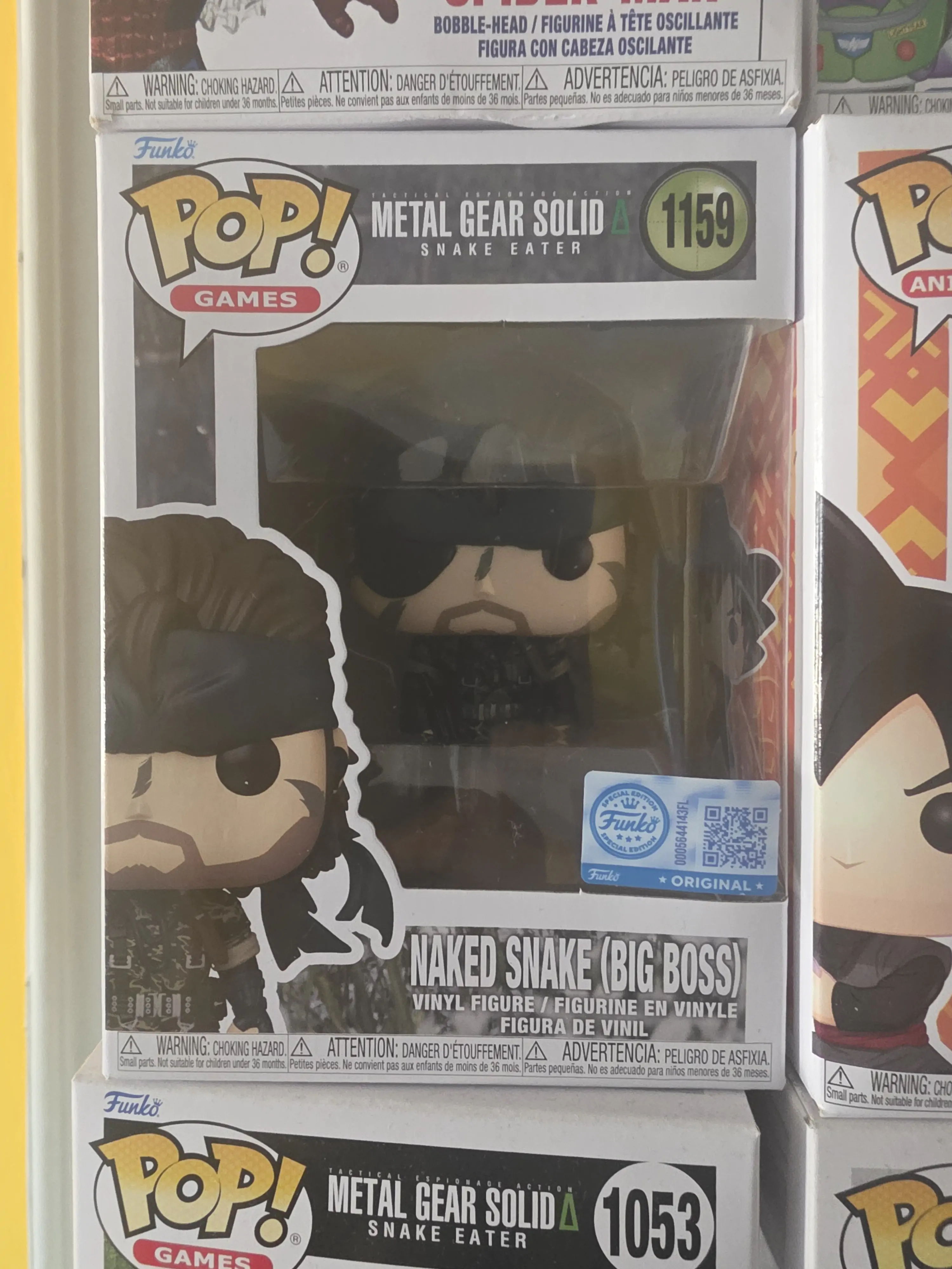 Metal Gear Funko POP! Games Vinyl figura Metal Gear Solid 3- Big Boss 9 cm termékfotó
