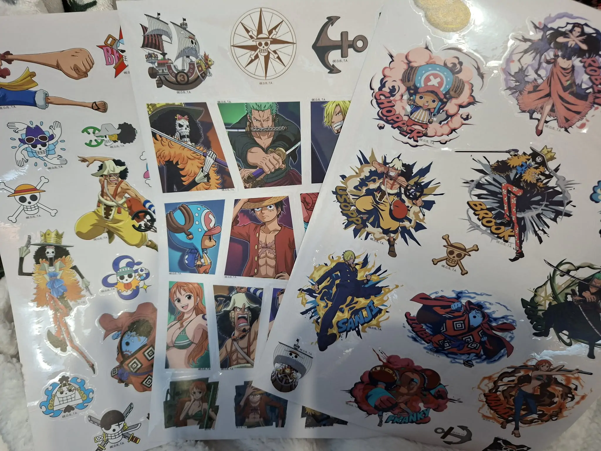 One Piece matrica csomag termékfotó