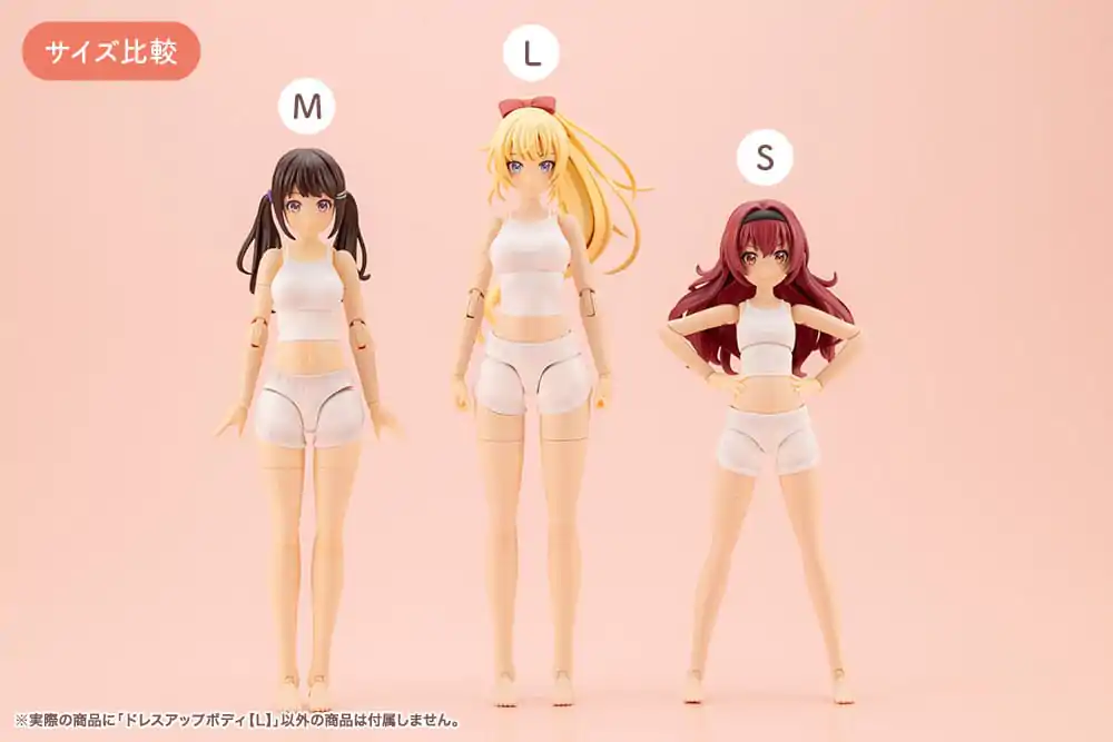 Sousai Shojo Teien Dress Up Body Size L kiegészítő csomag 1/10 akciófigurákhoz termékfotó