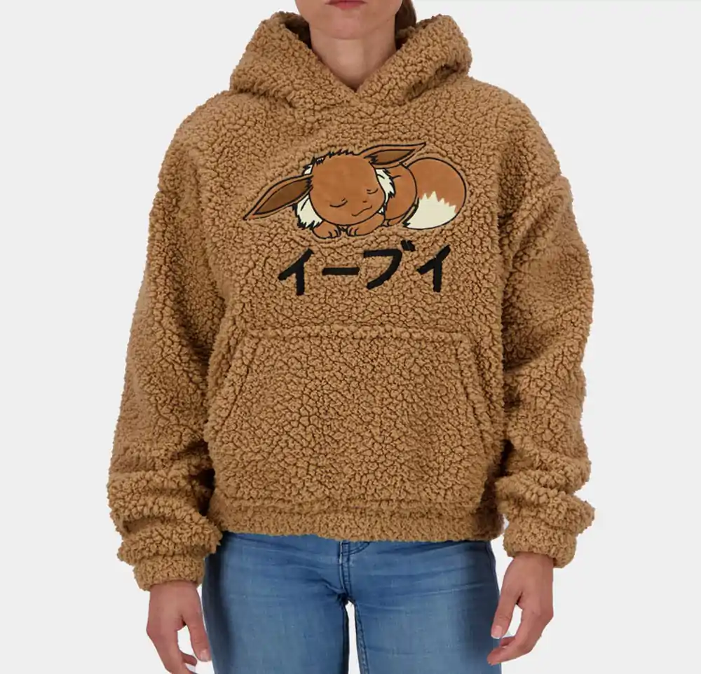 Pokémon Eevee Teddy kapucnis pulóver  termékfotó