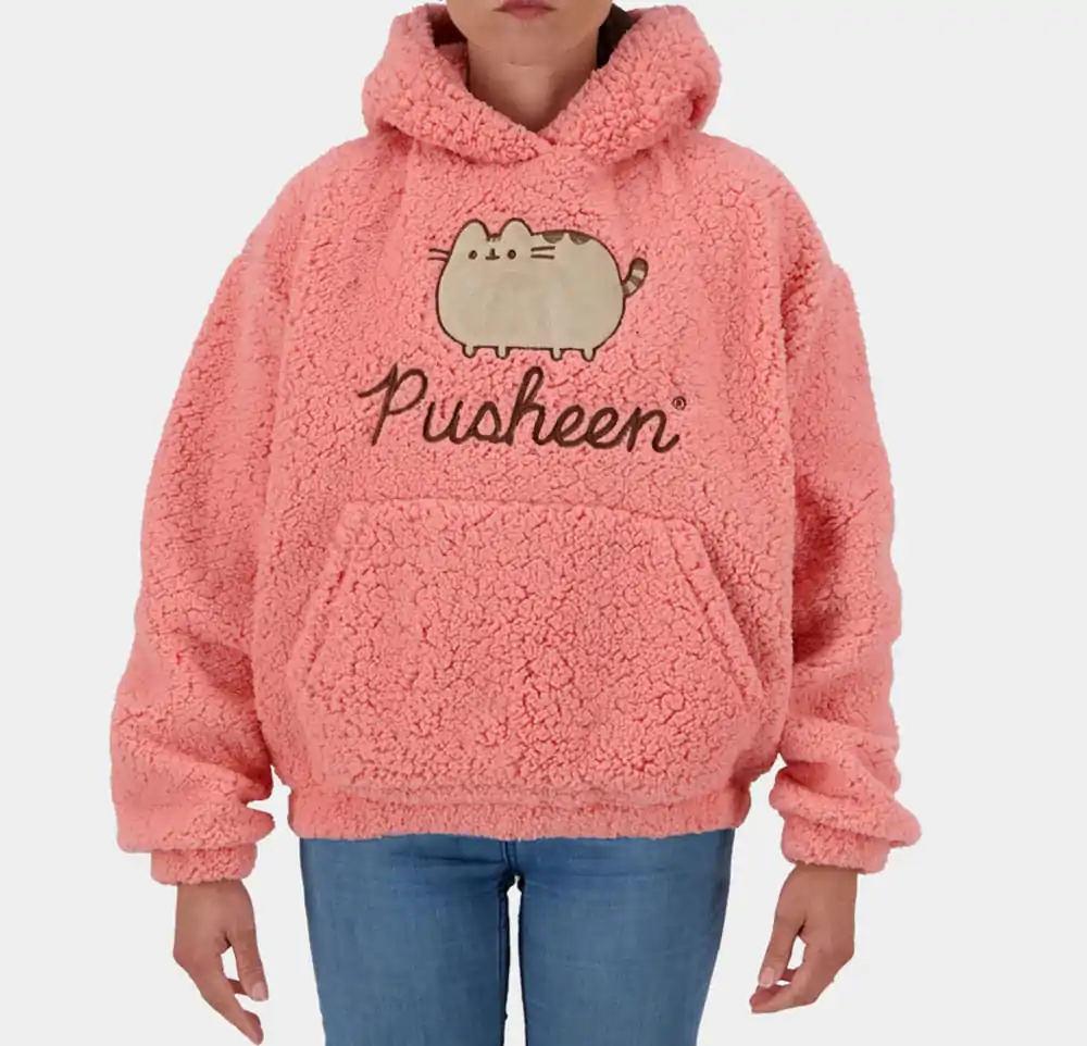 Pusheen Teddy kapucnis pulóver termékfotó