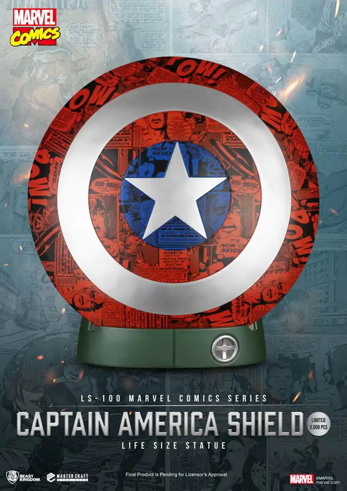 Marvel Comics PVC Captain America  Shield Life Size Satue 64 cm termékfotó