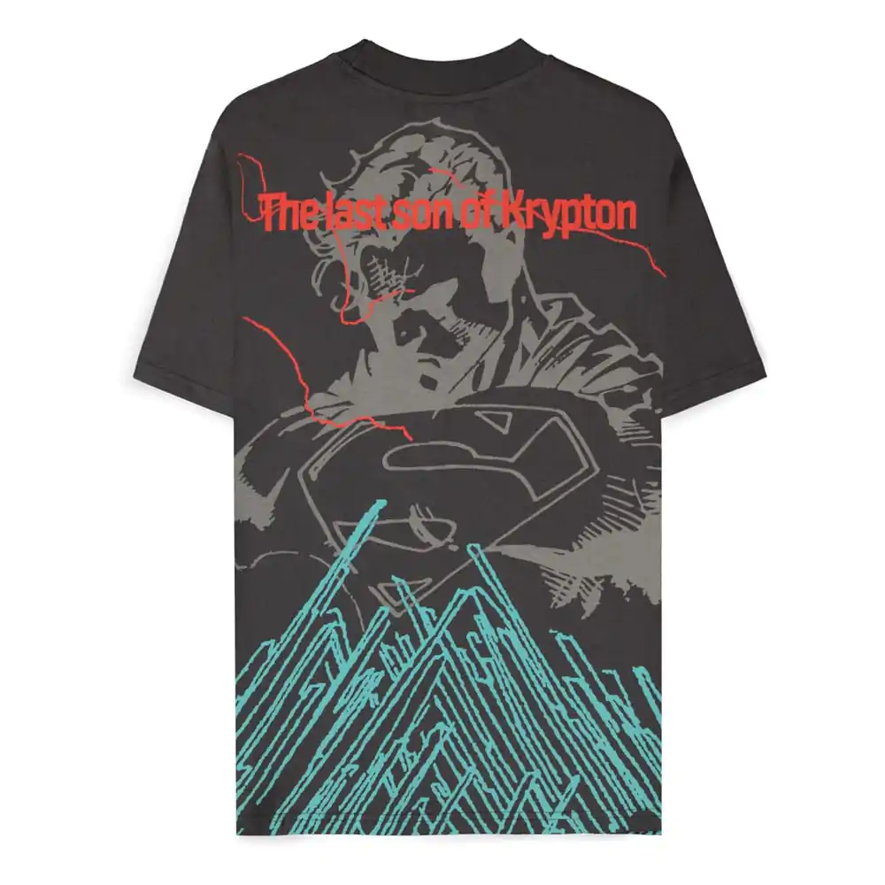 DC Comics Superman Dark Grey son of Krypton póló termékfotó