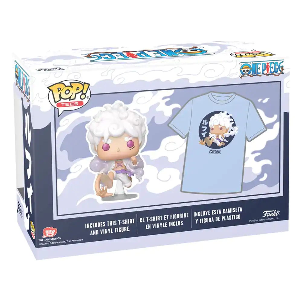 Funko POP! & Tee Box One Piece figura és póló csomag Luffy Fifth Gear termékfotó
