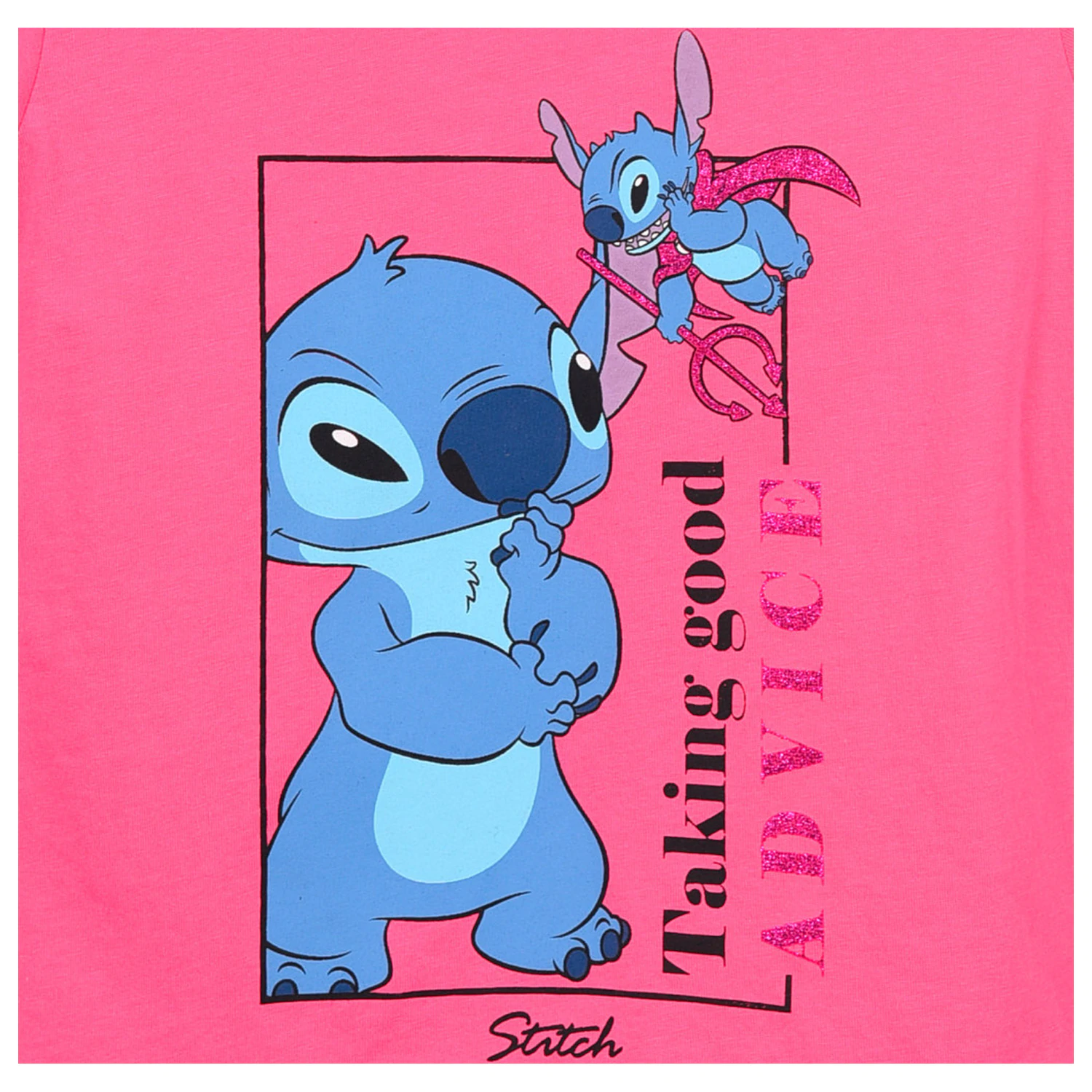Stitch Advice gyerek rövid póló, felső  termékfotó