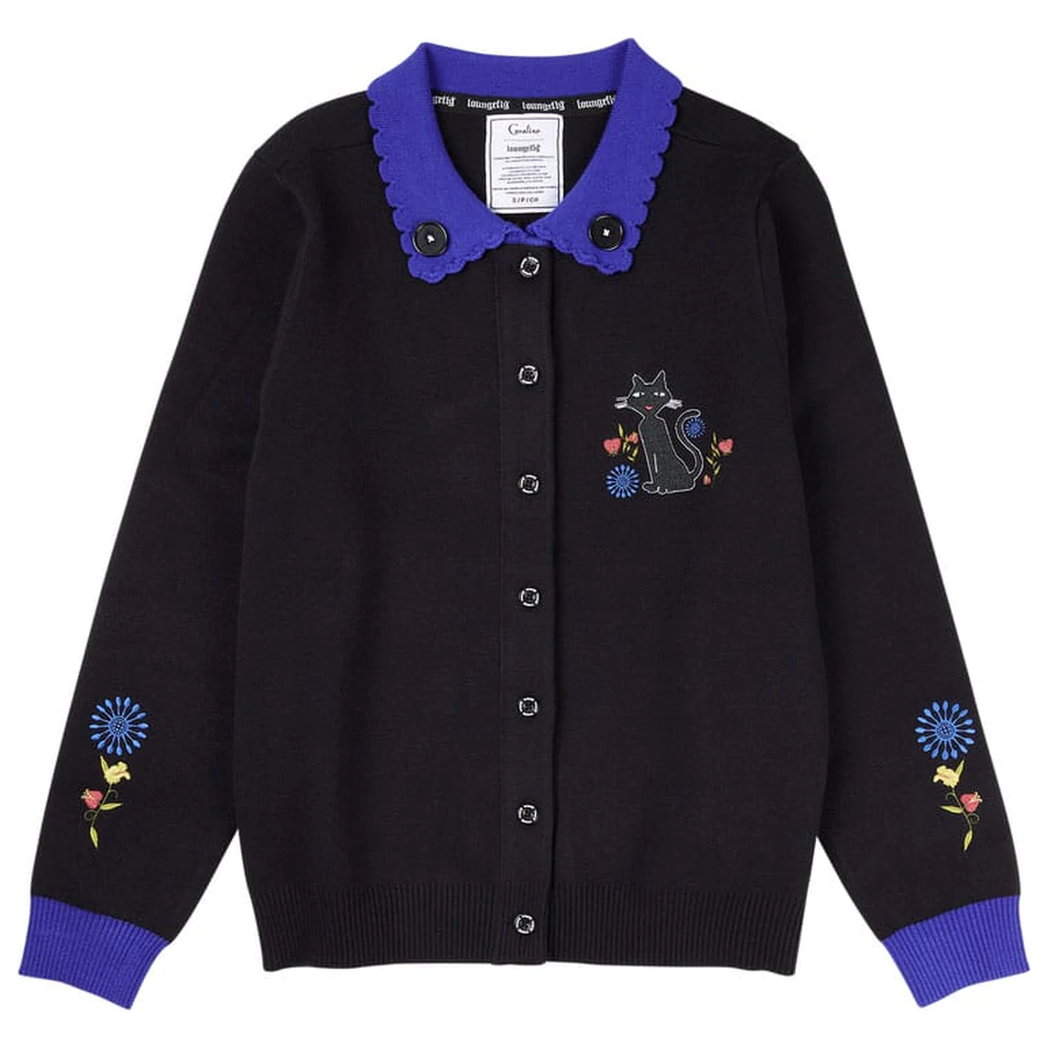Pixar Coraline by Loungefly Kardigán Unisex Collared Cat Dragonfly termékfotó