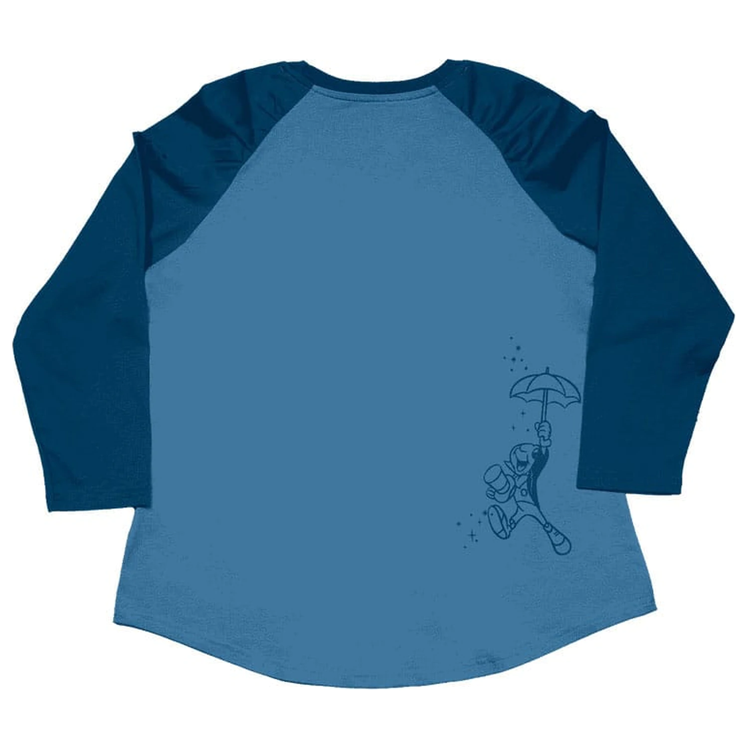 Pinocchio Blue Fairy Shirred Raglan Unisex hosszú ujjú póló termékfotó