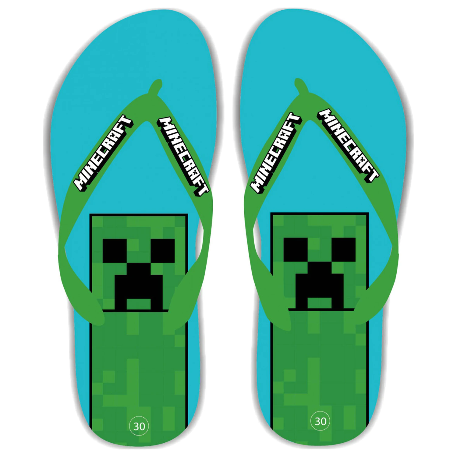 Minecraft Blue gyerek papucs, Flip-Flop termékfotó