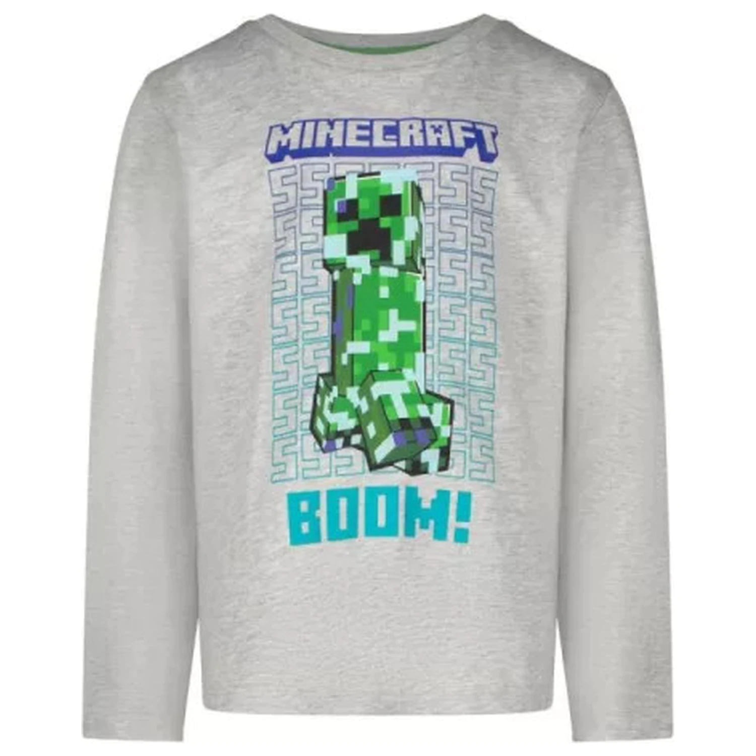 Minecraft Boom gyerek hosszú ujjú póló, felső  termékfotó