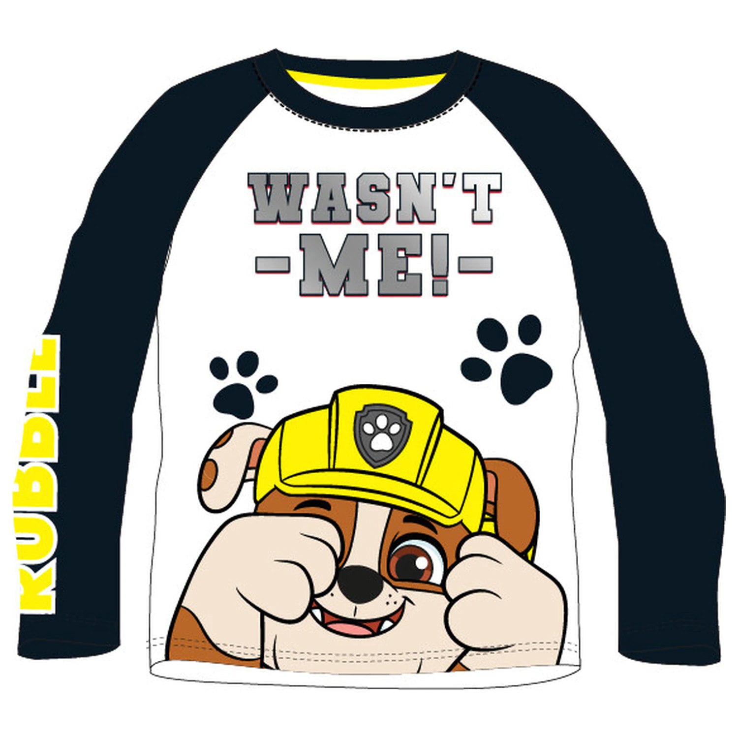 Mancs Őrjárat Black gyerek hosszú póló, felső  termékfotó