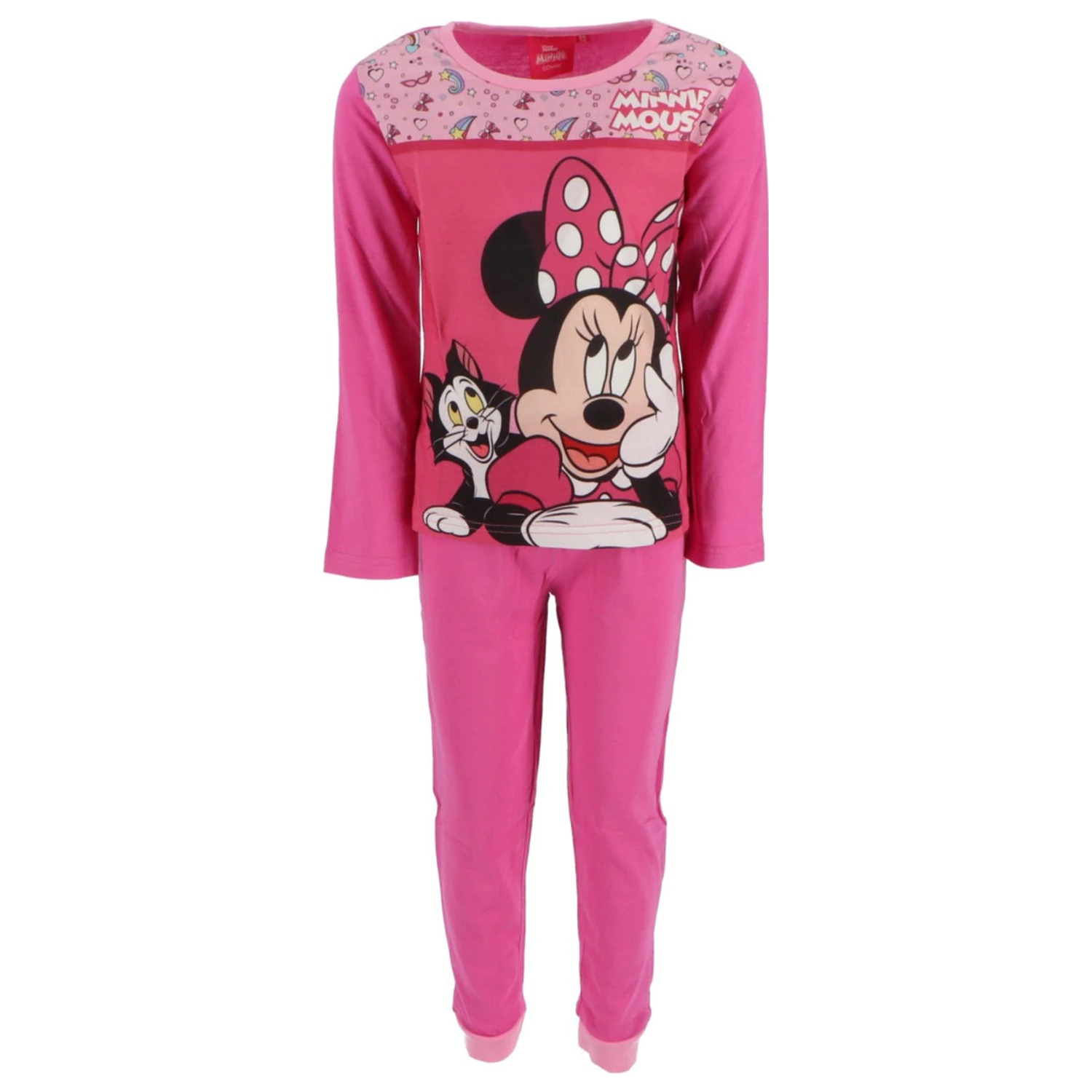 Disney Minnie Figaro Pink gyerek hosszú pizsama termékfotó