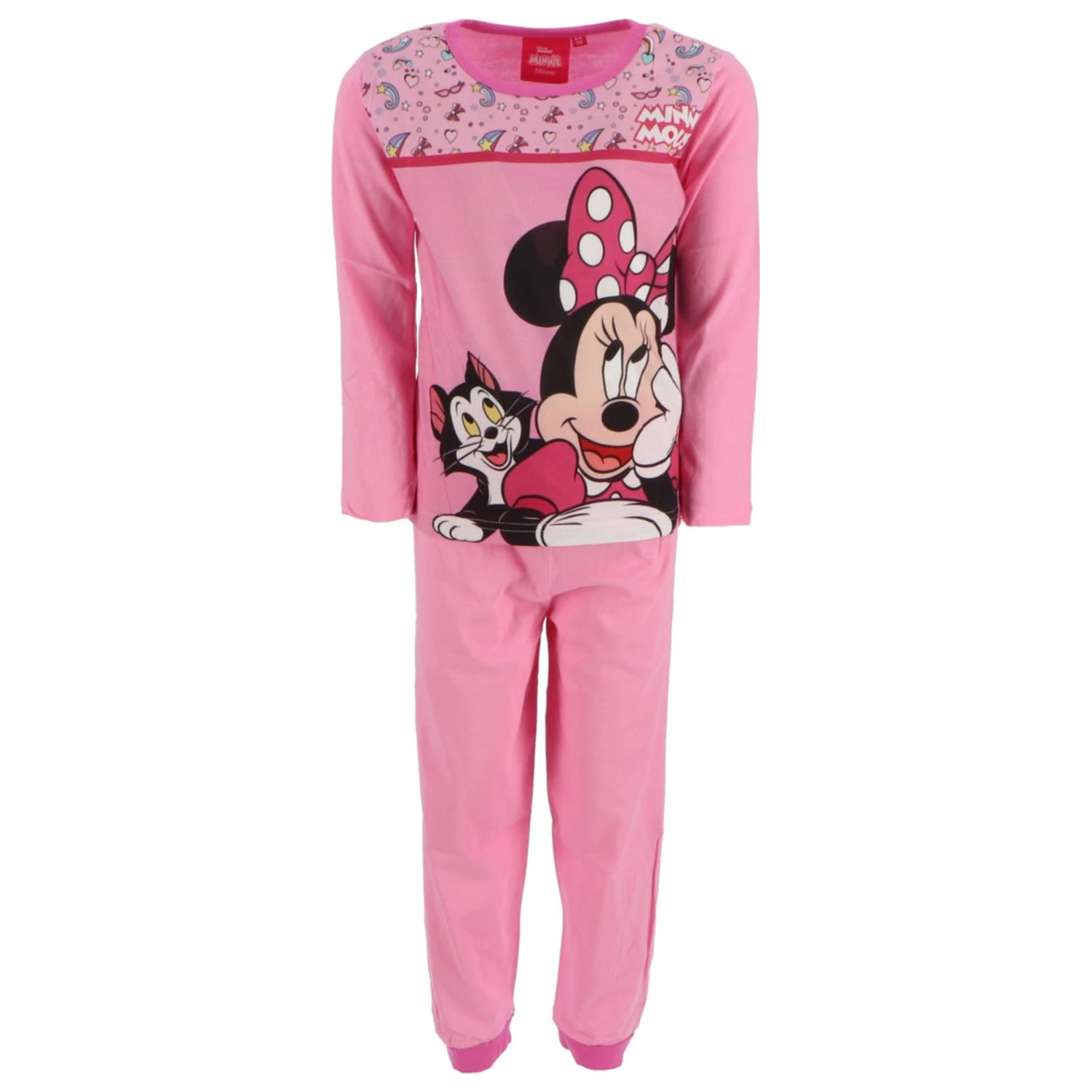 Disney Minnie Figaro Light Pink gyerek hosszú pizsama termékfotó