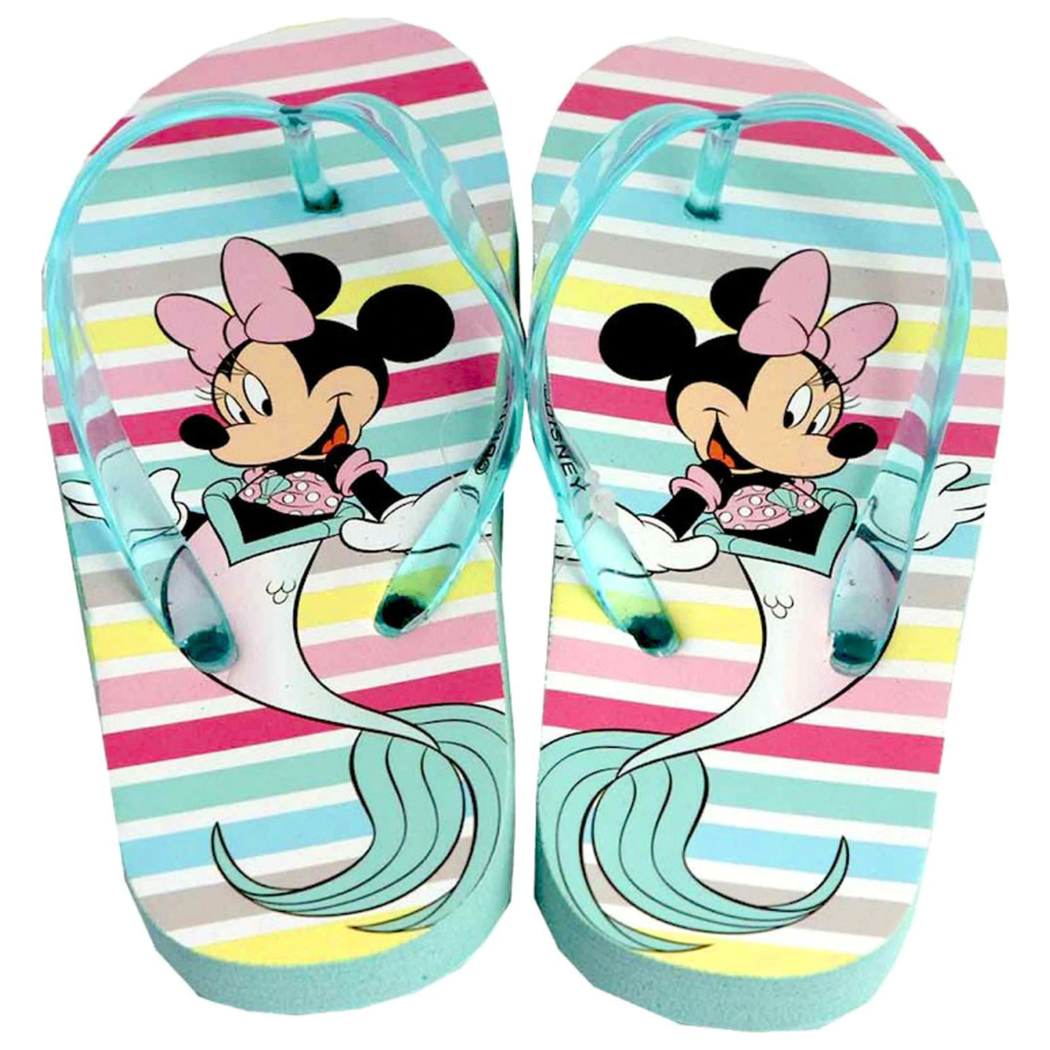 Disney Minnie Mermaid Blue gyerek papucs, Flip-Flop  termékfotó