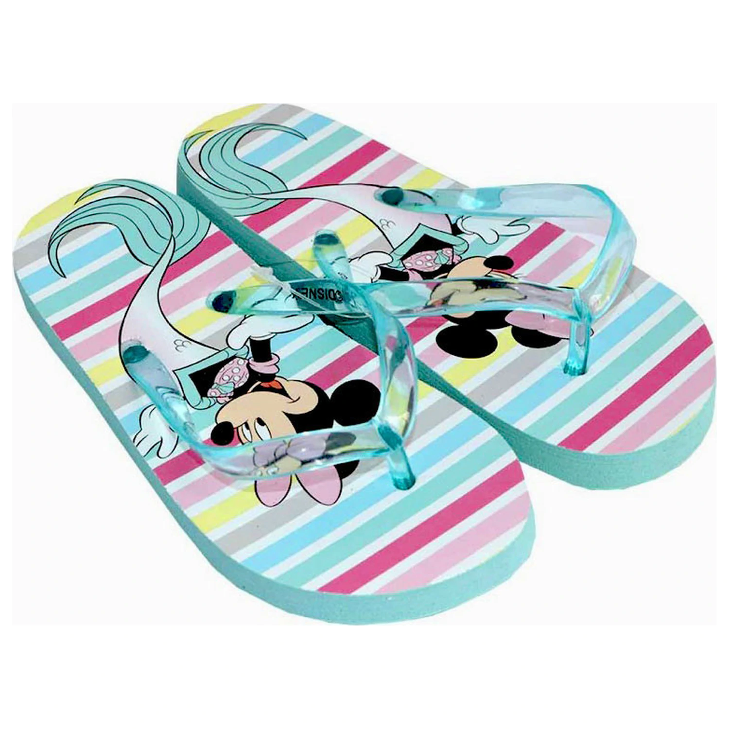 Disney Minnie Mermaid Blue gyerek papucs, Flip-Flop  termékfotó