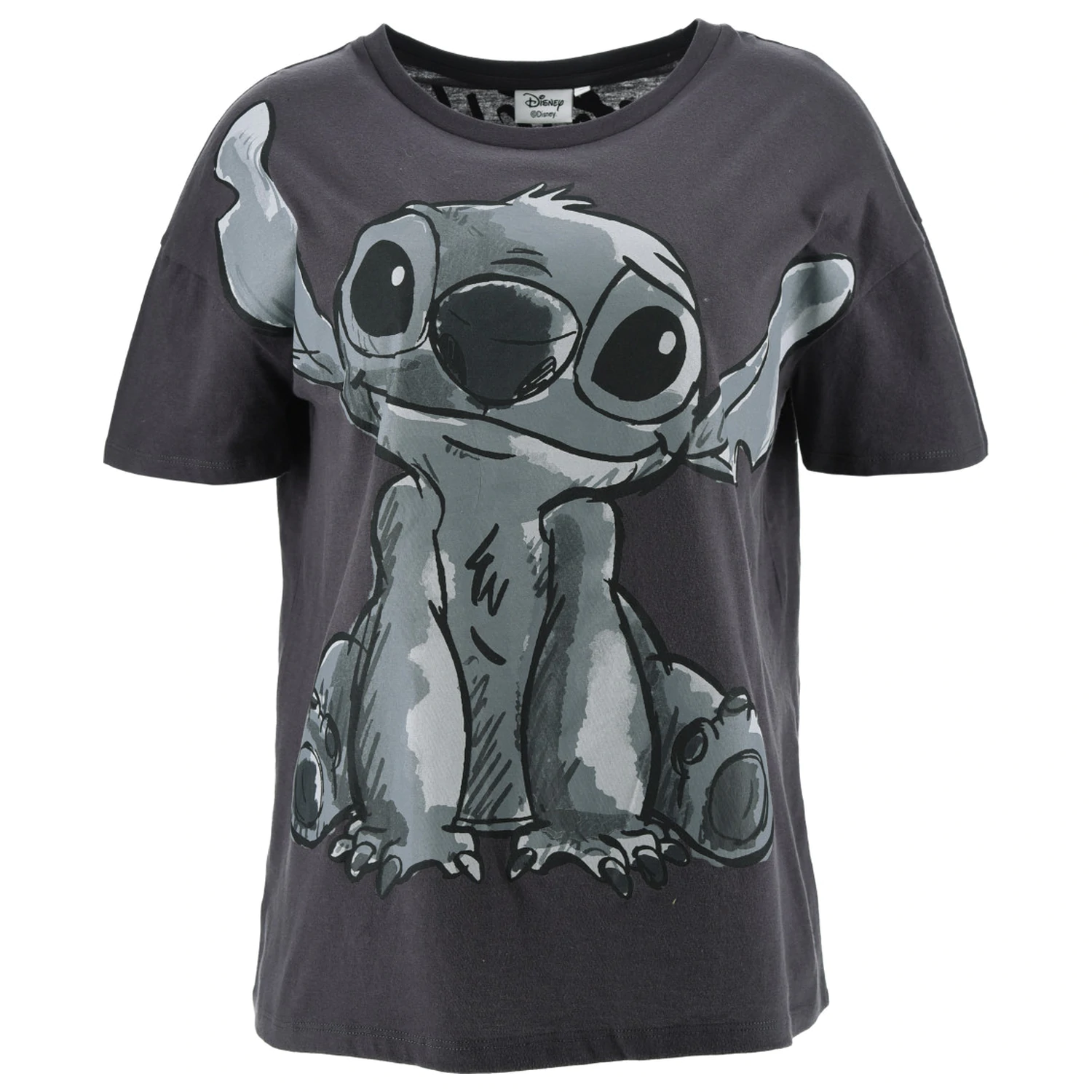 Stitch Grey női rövid póló, felső termékfotó