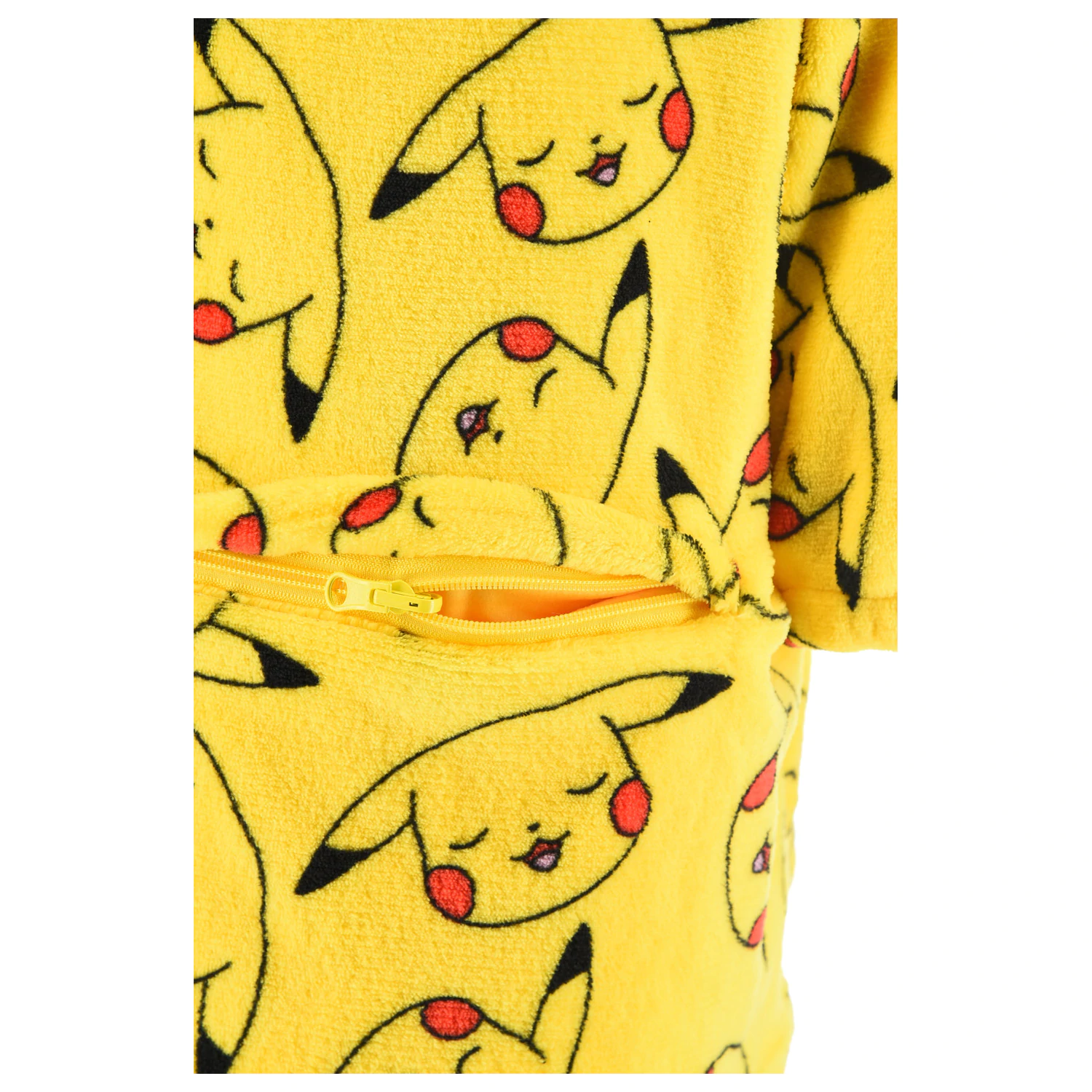 Pokémon Pika belebújós plüss polár takaró, poncsó  termékfotó